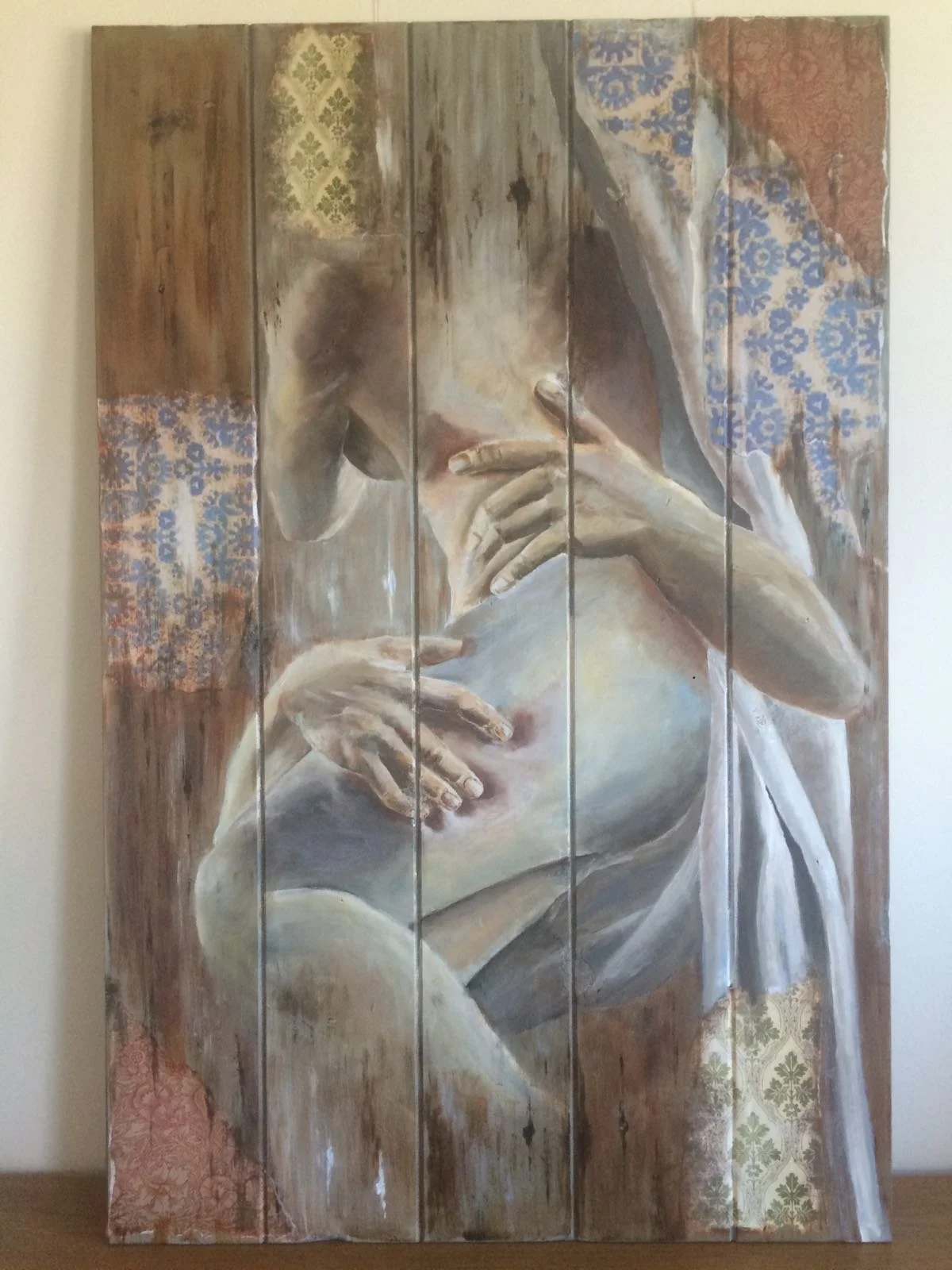 Acryl op MDF 65 x 100 cm, verkocht