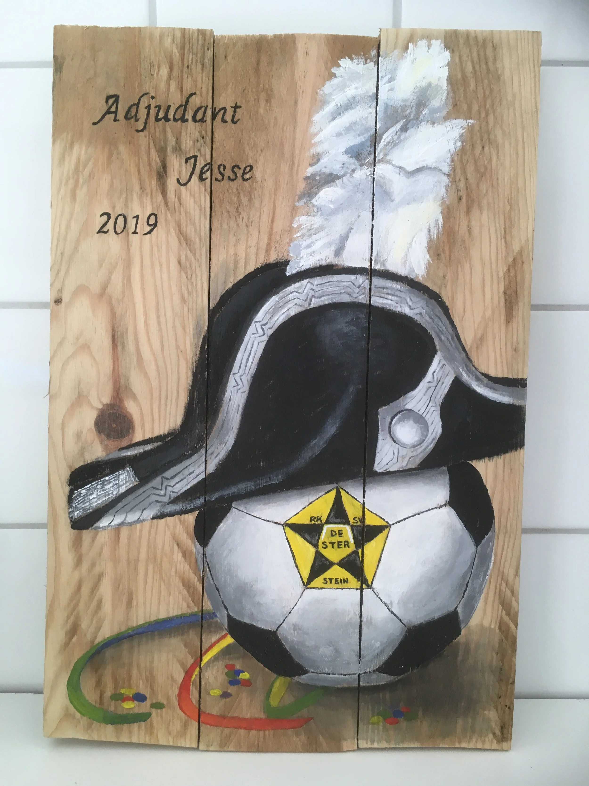 Acryl op hout, 30 x 43 cm, verkocht