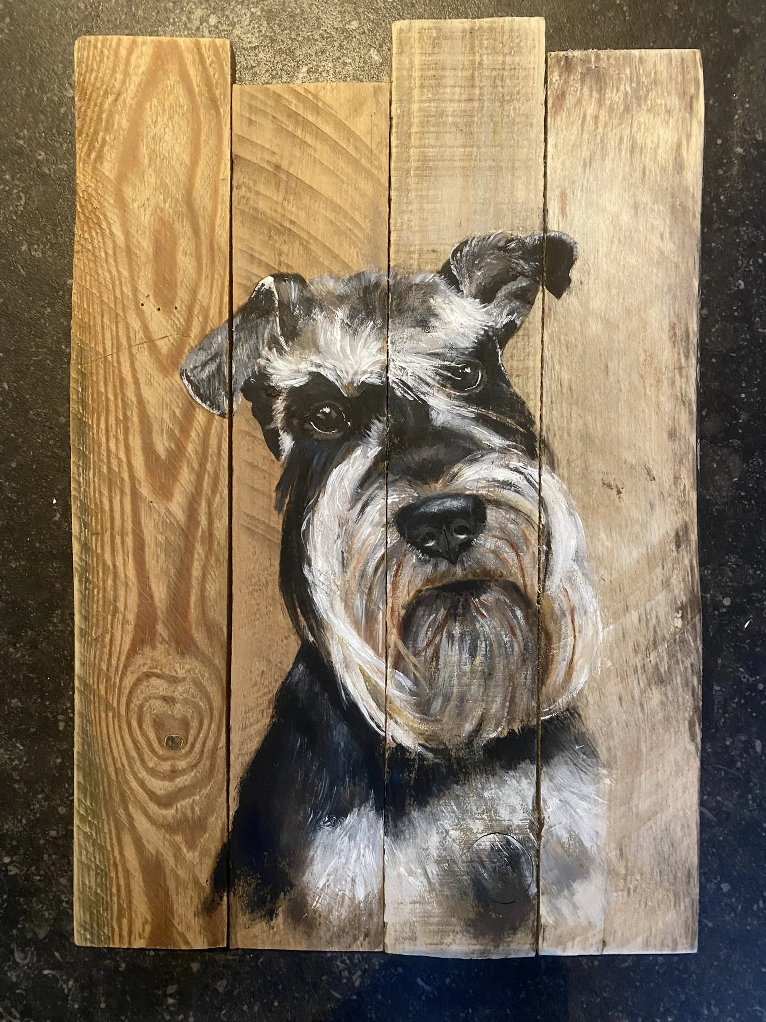 Acryl op hout, 30 x 43 cm, verkocht