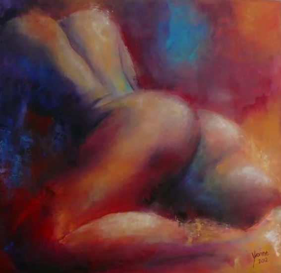 Acryl op doek, 90 x 90 cm - verkocht