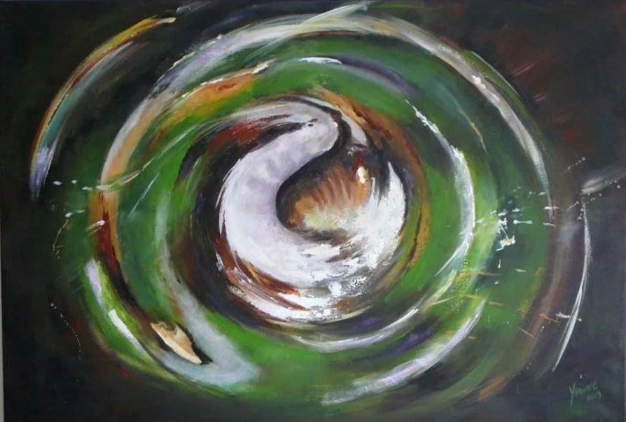Acryl op doek, 110 x 75 cm - verkocht