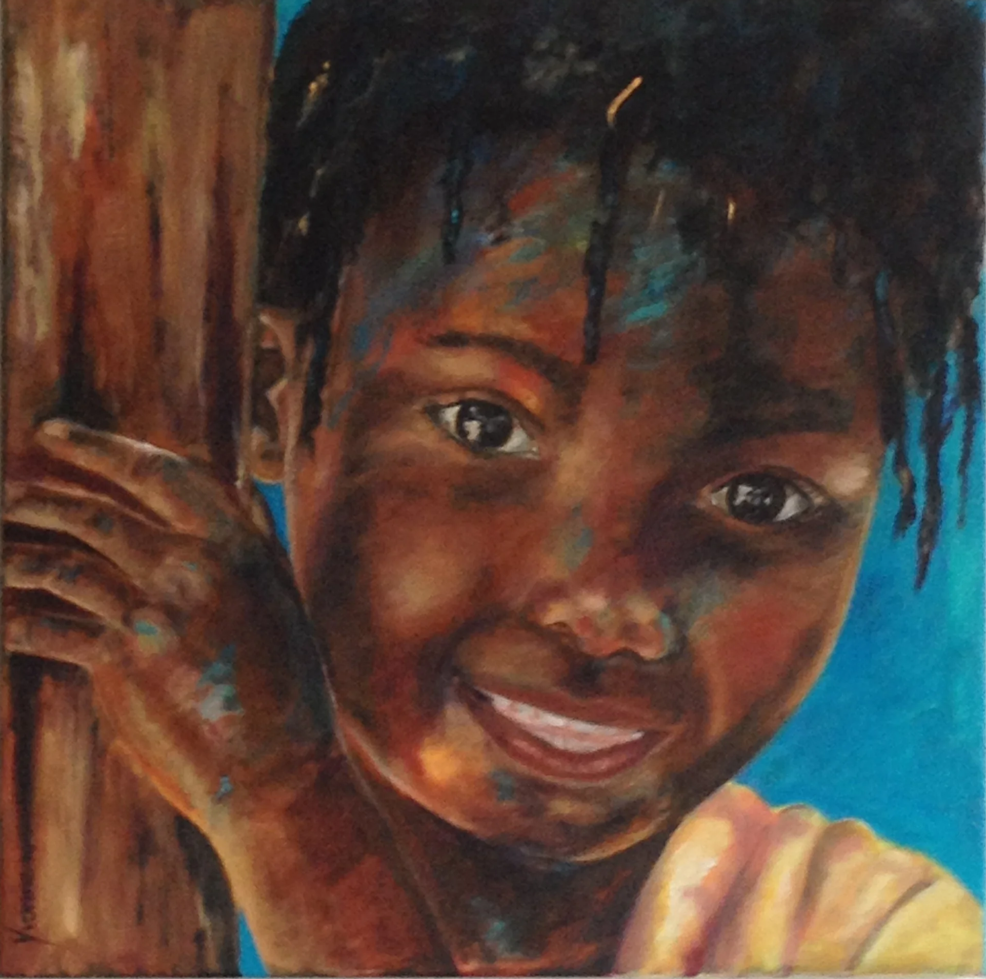 Acryl op doek, 60 x 60 cm - € 225,-