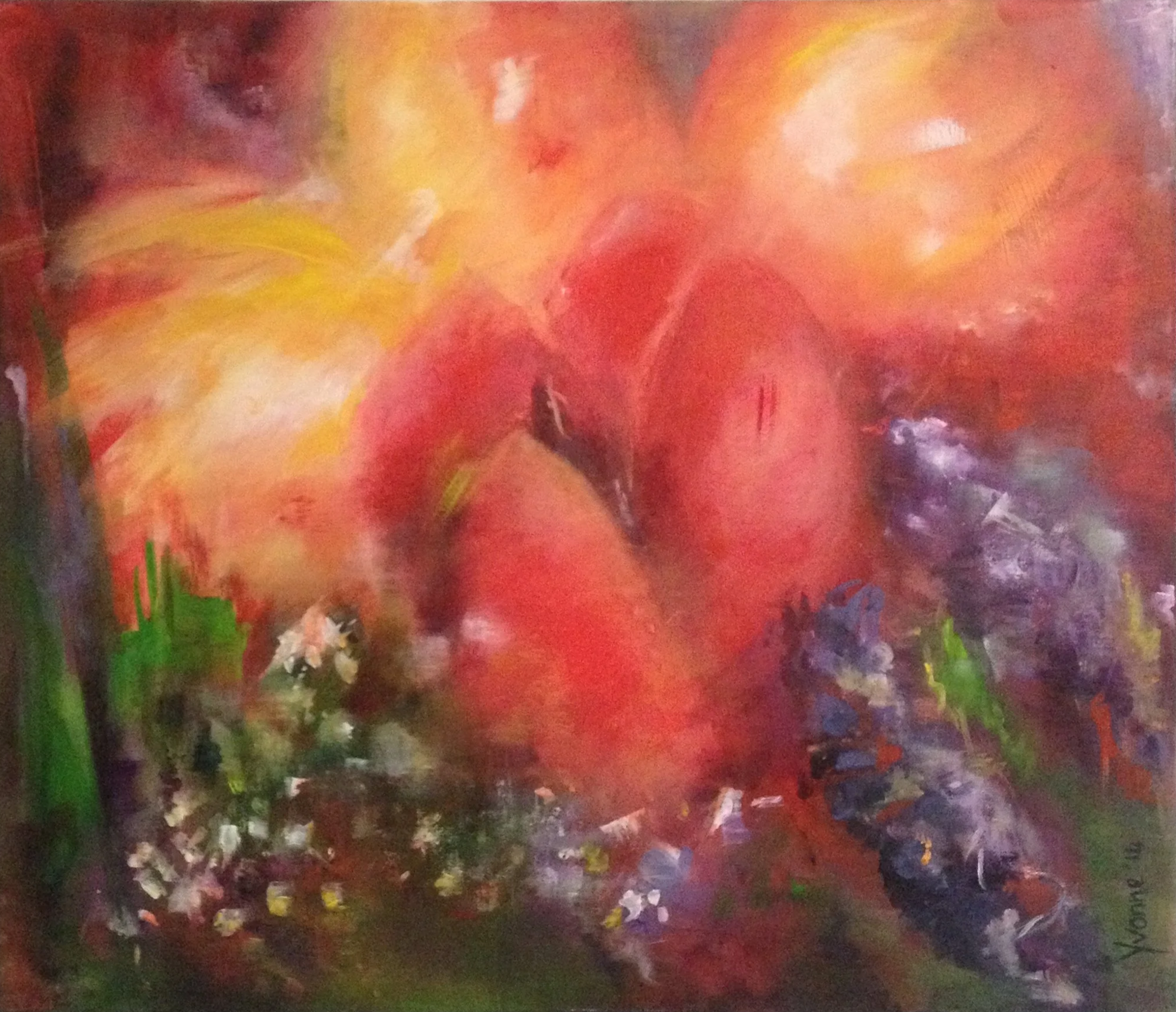Acryl op doek, 60 x 70 cm - € 195,-