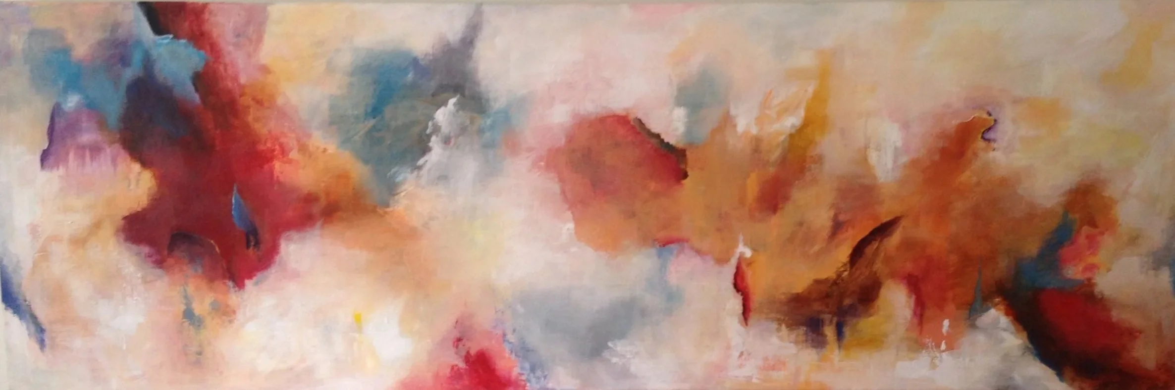 Acryl op doek, 180 x 80 cm - verkocht