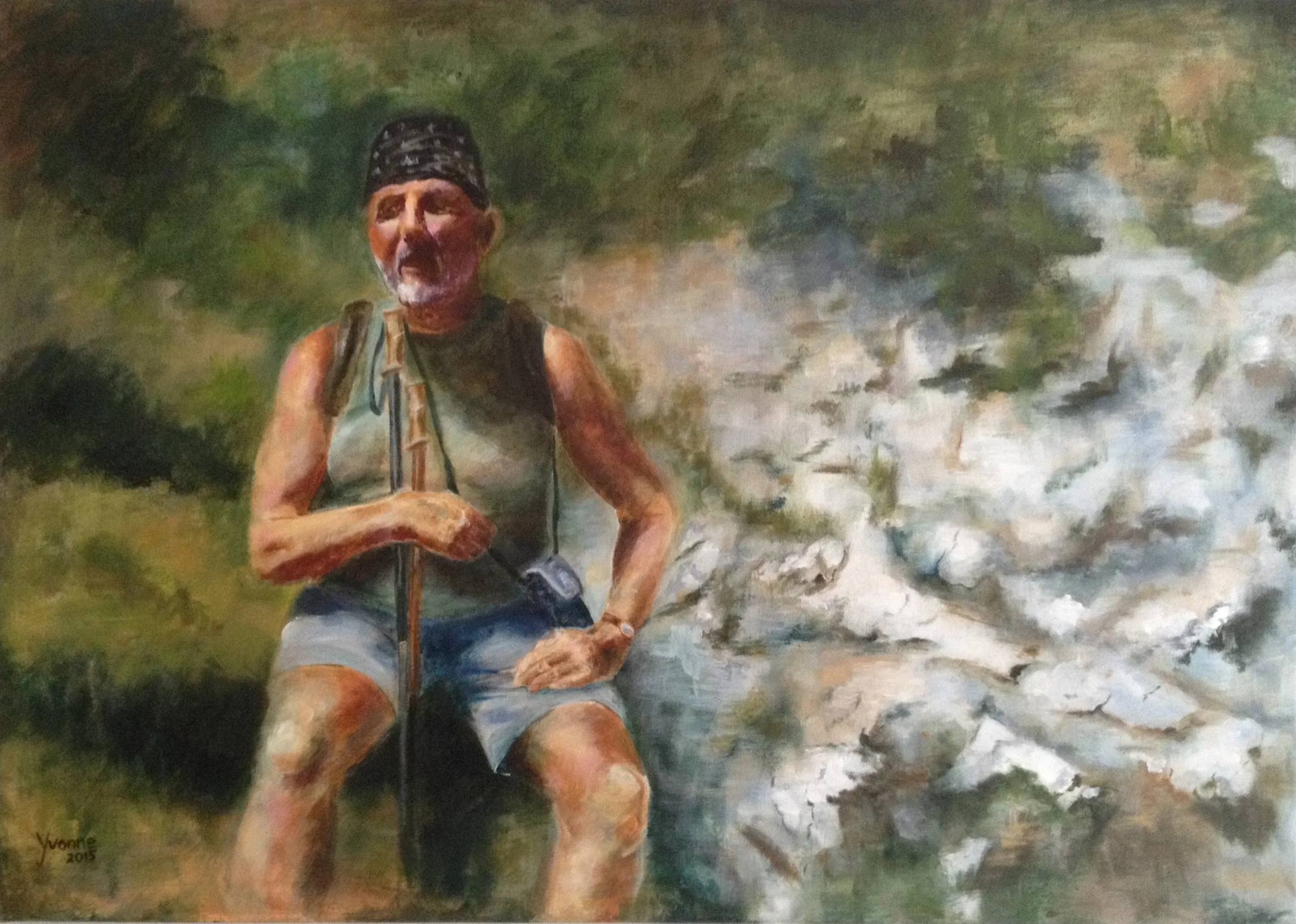 Acryl op doek, 70 x 50 cm - verkocht