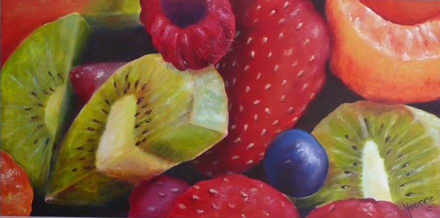 Acryl op doek, 100 x 50 cm - € 325,-