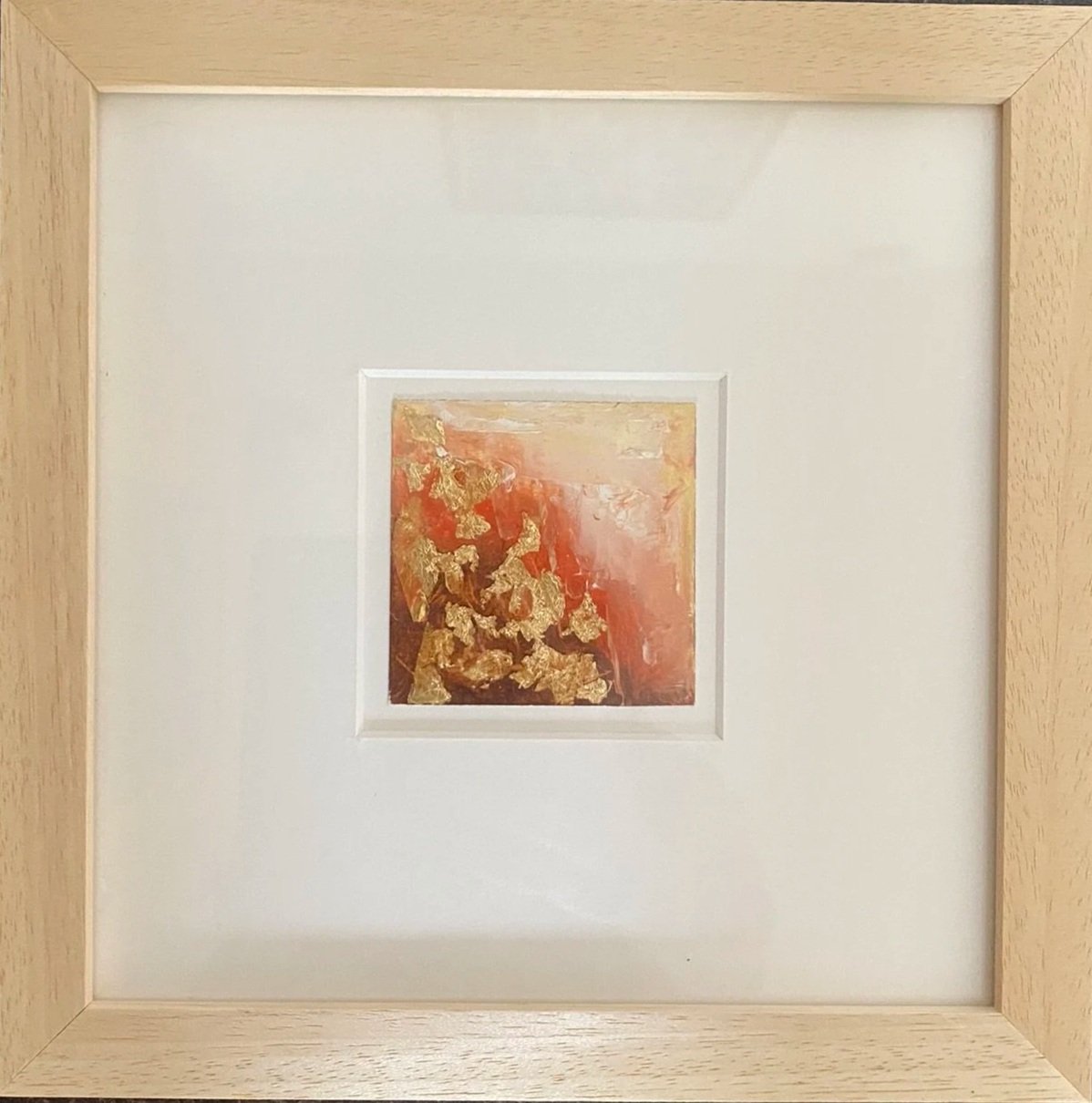 Mixed media op papier, 28 x 28 cm - verkocht