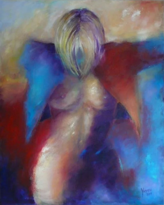 Acryl op doek, 100 x 80 cm, niet te koop