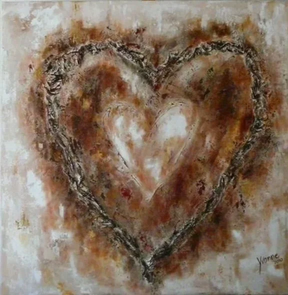 Acryl, mixed media op doek, 120 x 60 cm - verkocht
