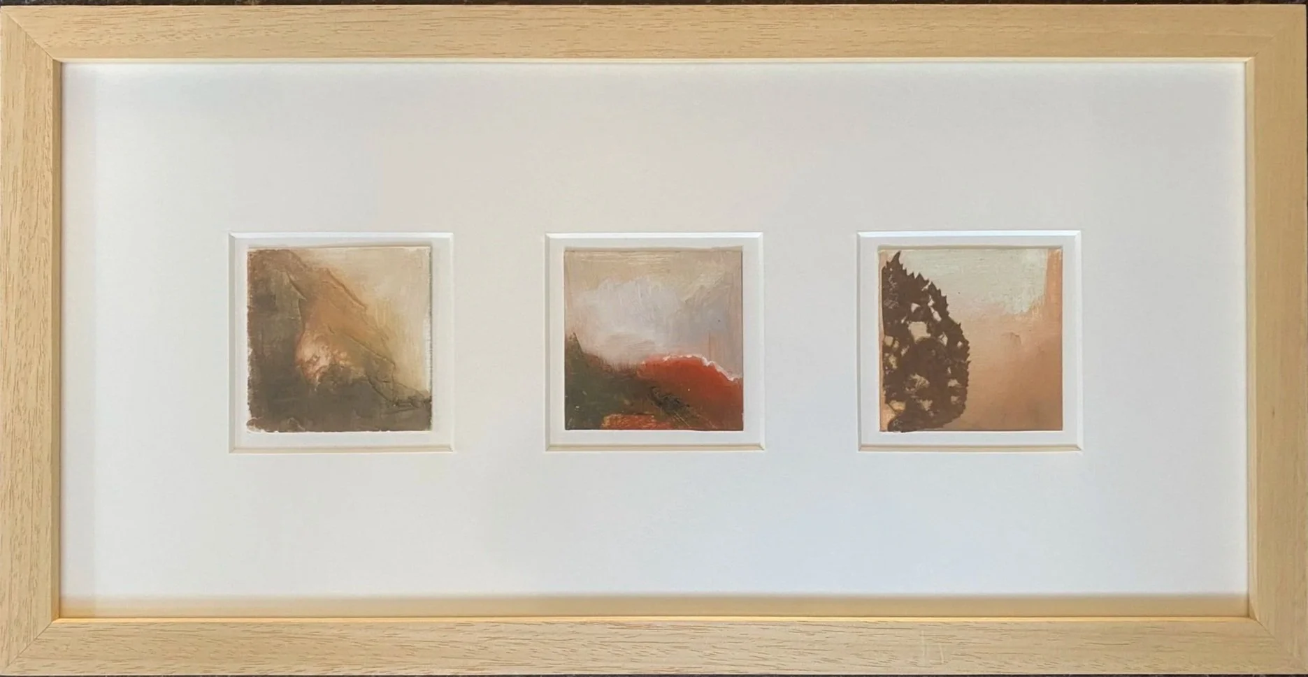 Mixed media op papier, 28 x 28 cm - € 165,-