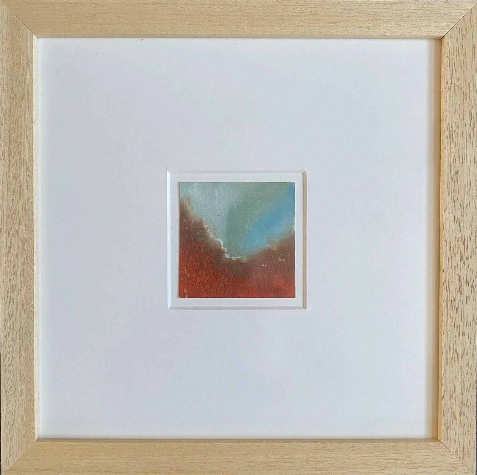 Olieverf op papier, 28 x 28 cm - € 95,-