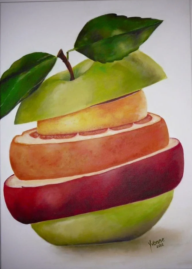 Acryl op doek, 50 x 70 cm - € 210,-