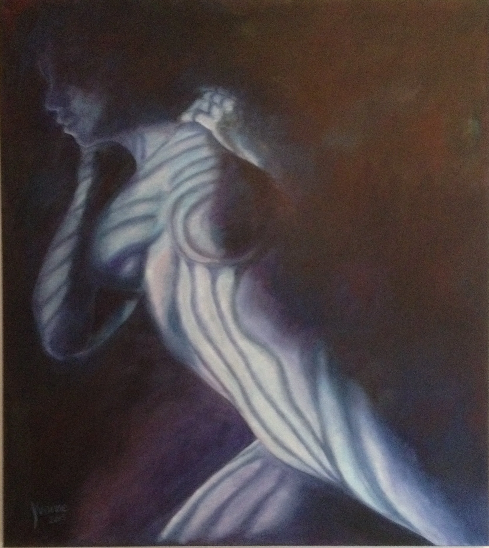 Acryl op doek, 80 x 90 cm - verkocht