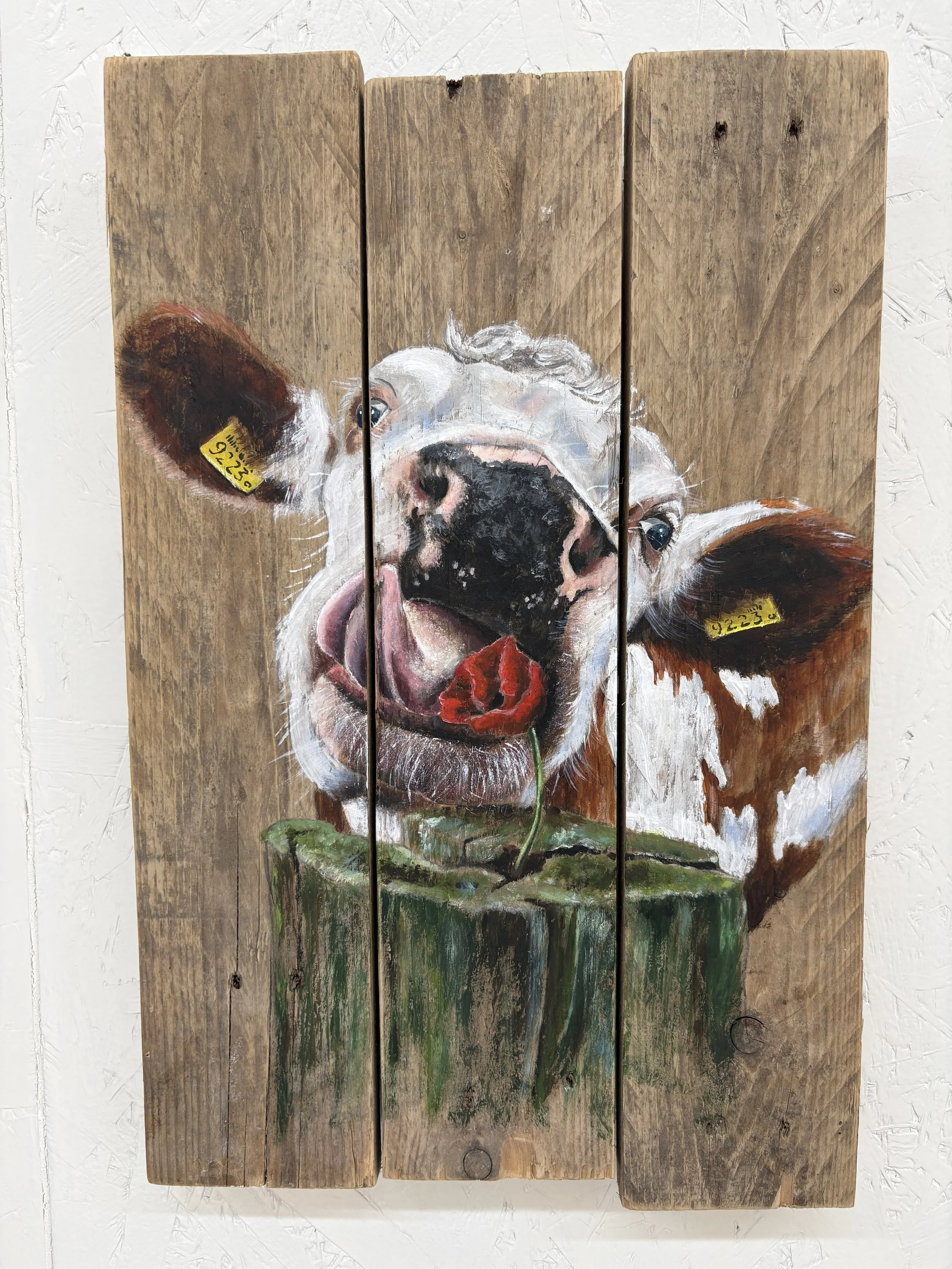 Acryl op hout, 30 x 43 cm - € 225,00