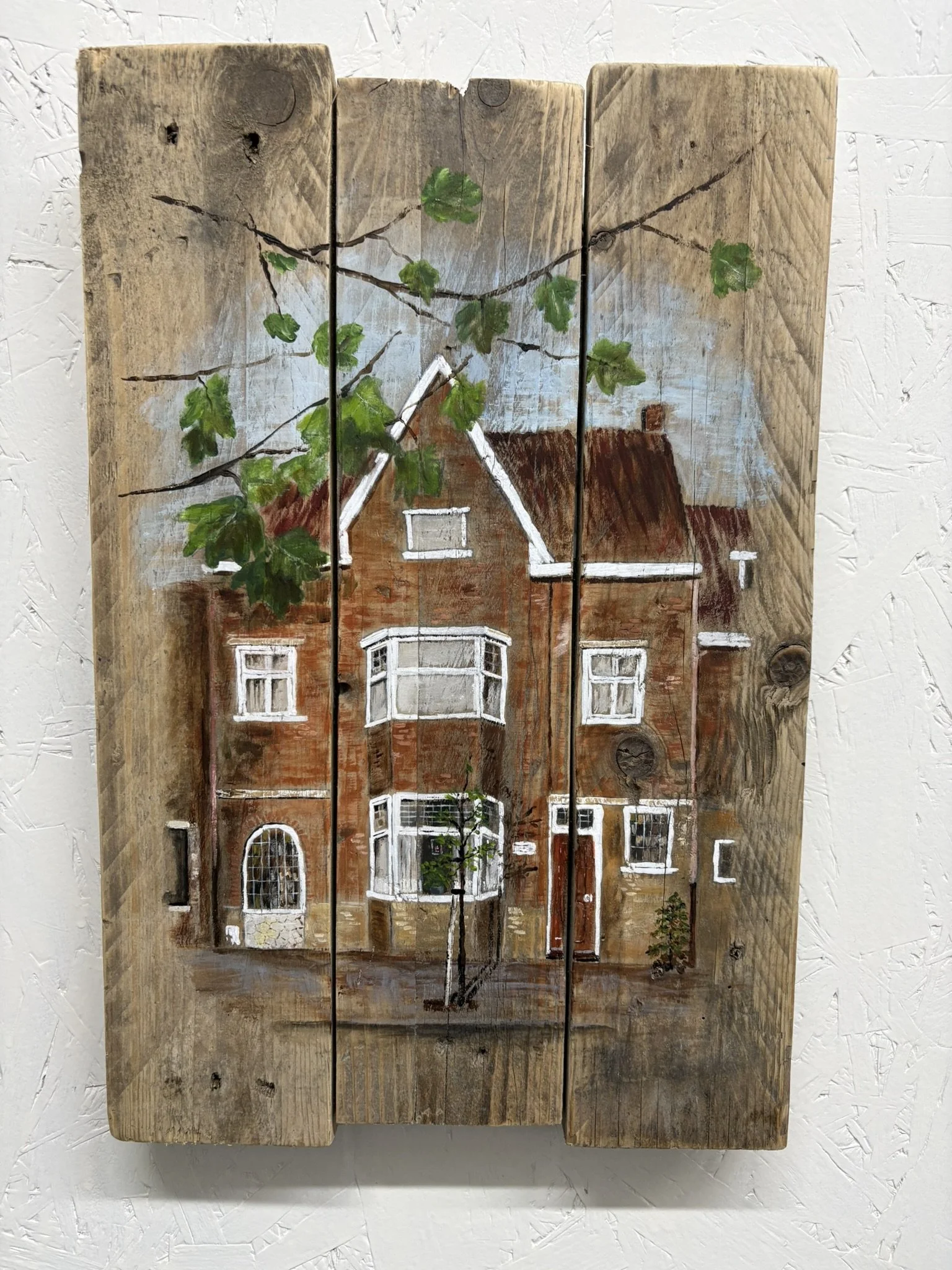 Acryl op hout, 43 x 28 cm - verkocht