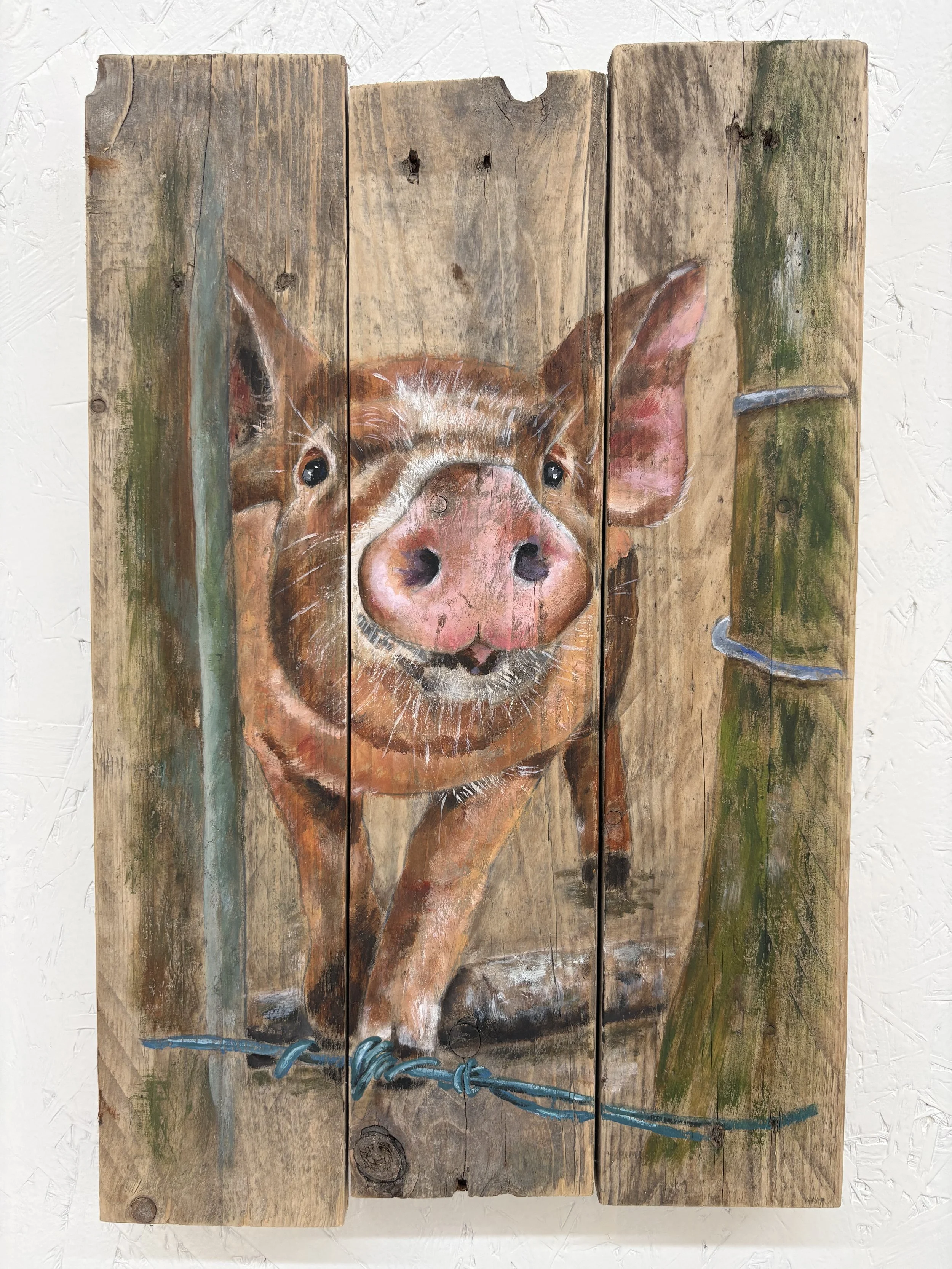 Acryl op hout, 30 x 43 cm - € 225,00