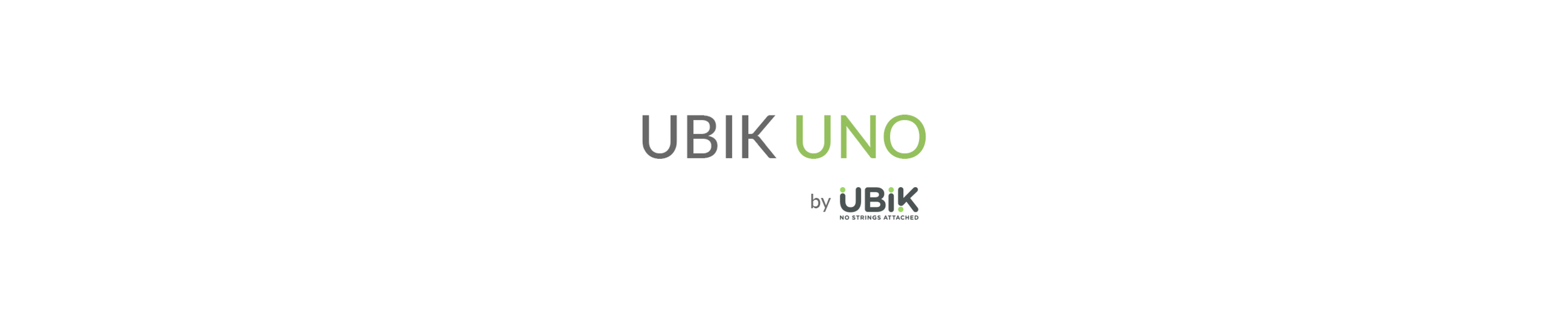 UBIK UNO logo with green and black text on a white background.