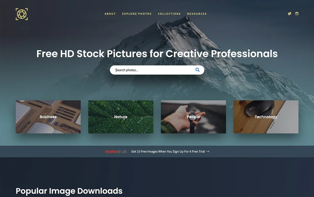 Top free stock photo sites for high-quality images — WILD BERRY | Logo ...