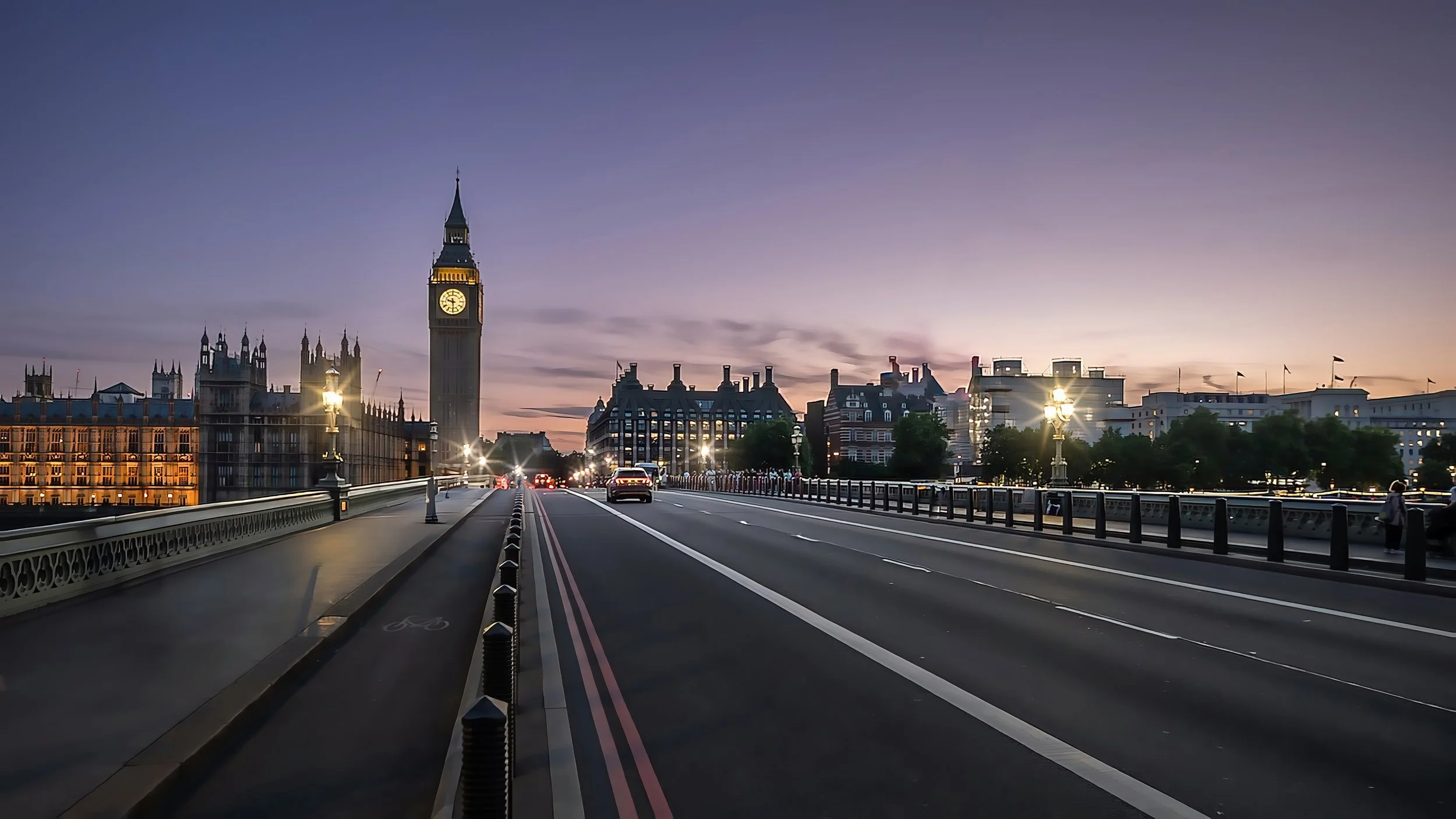 Twilight Over London Westminster