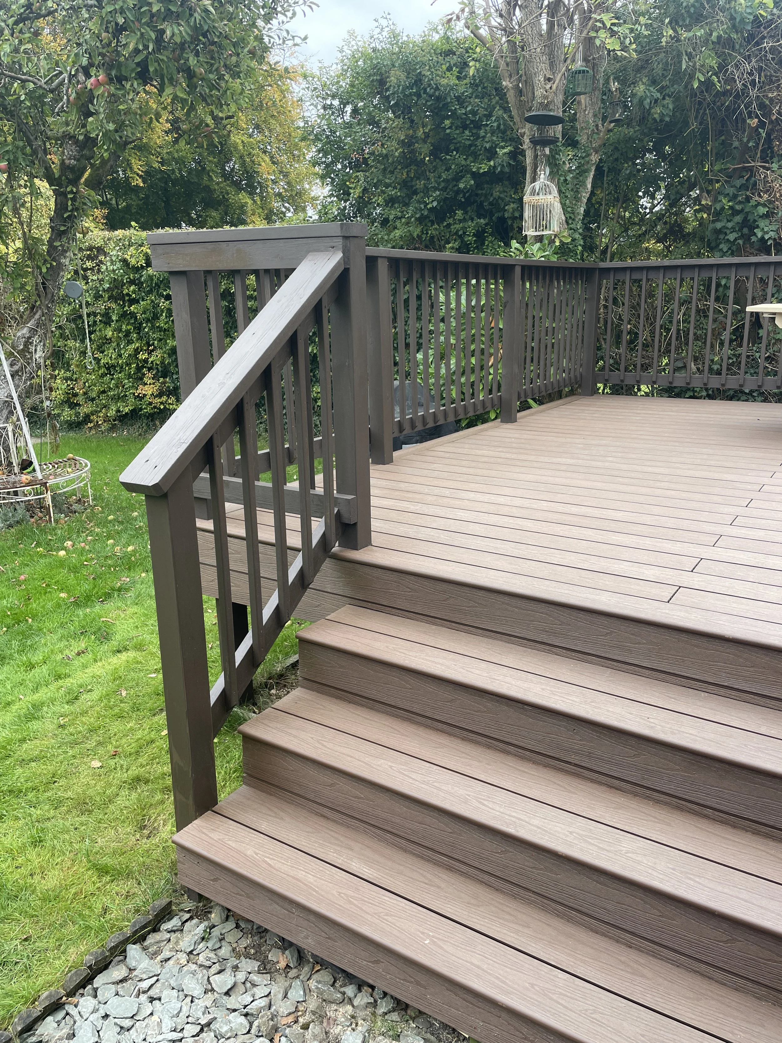 Bespoke decking design in Wendover