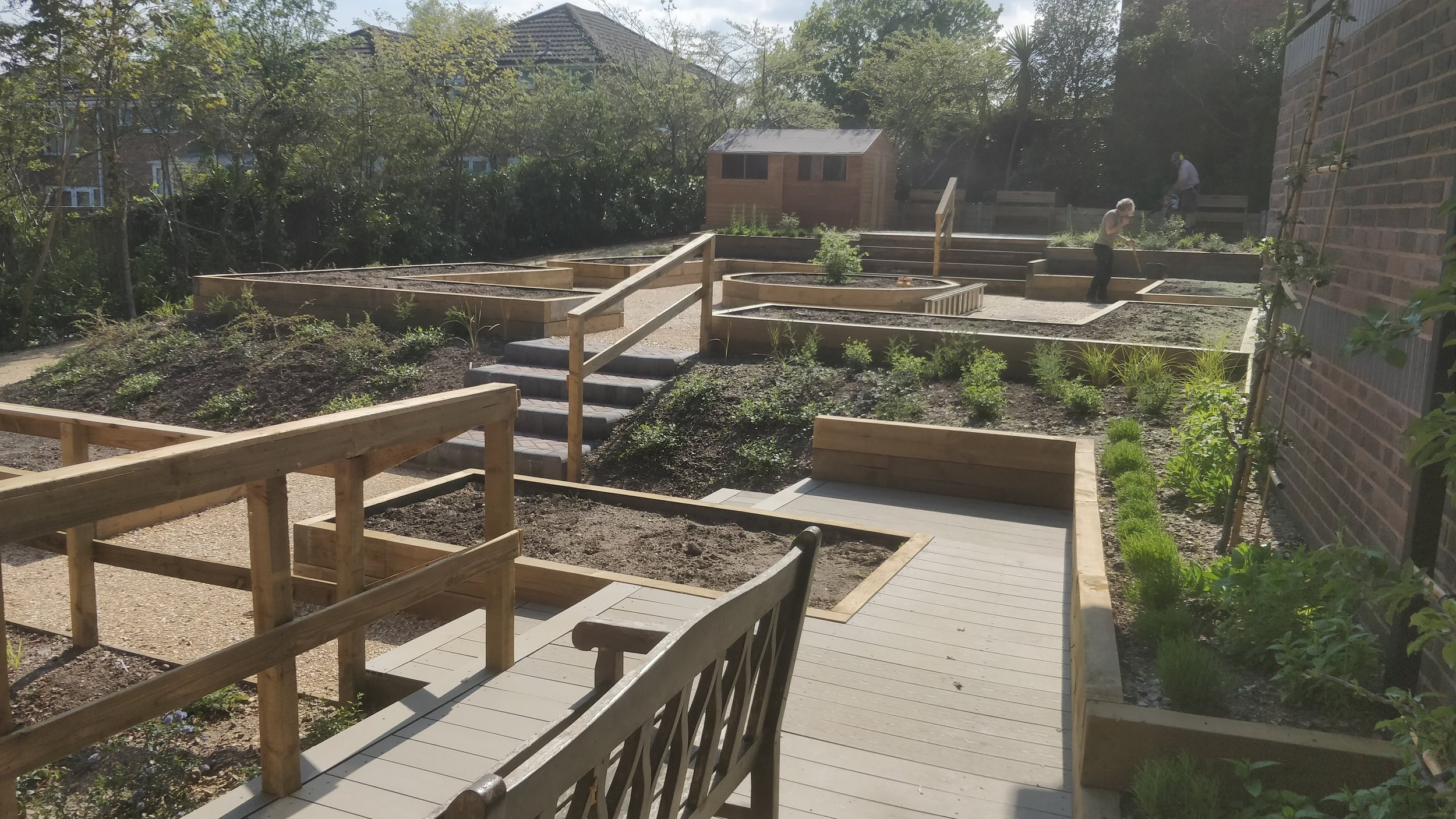 Bespoke decking and landscaping in Wendover