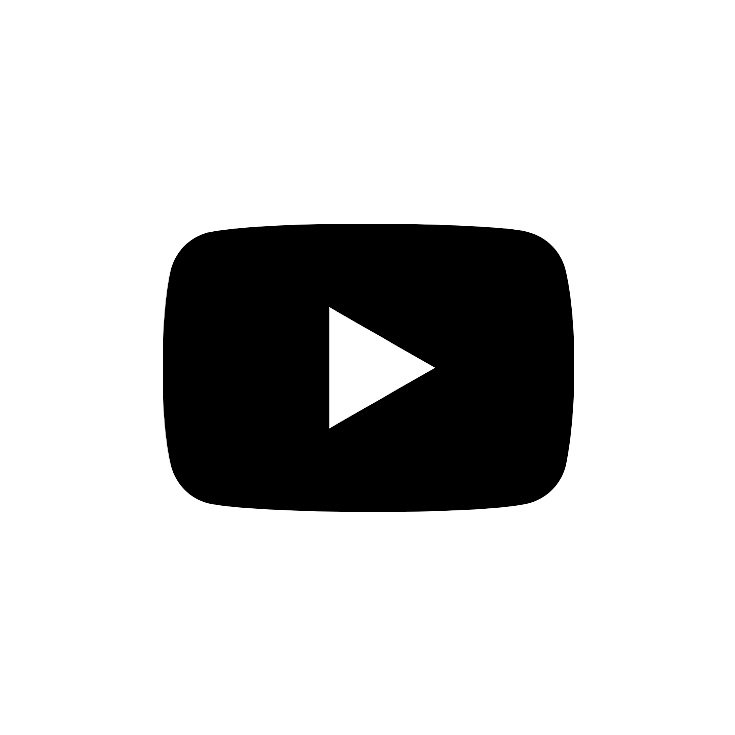 YouTube play button icon
