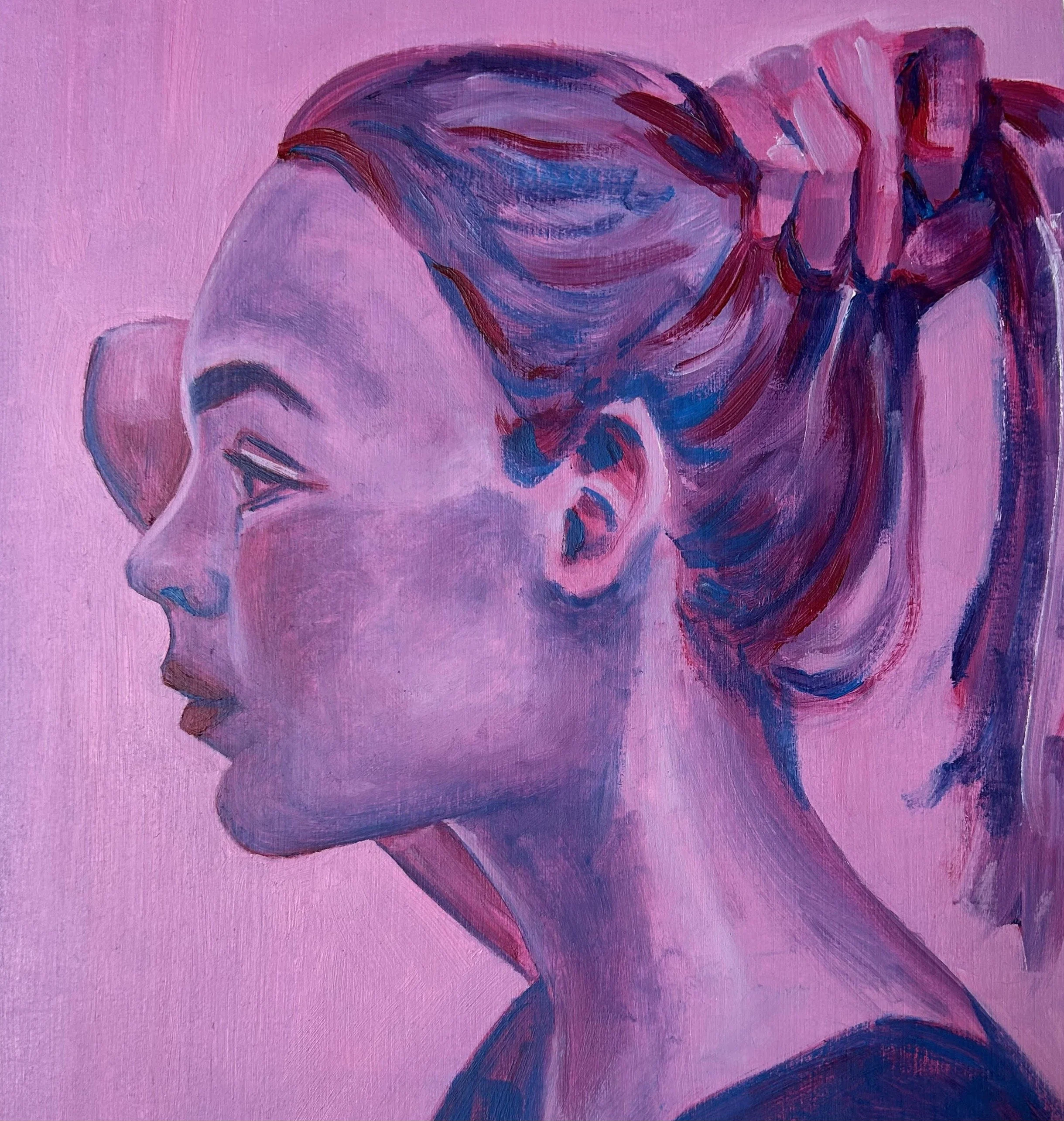 Oil on paper (297 x420 mm)