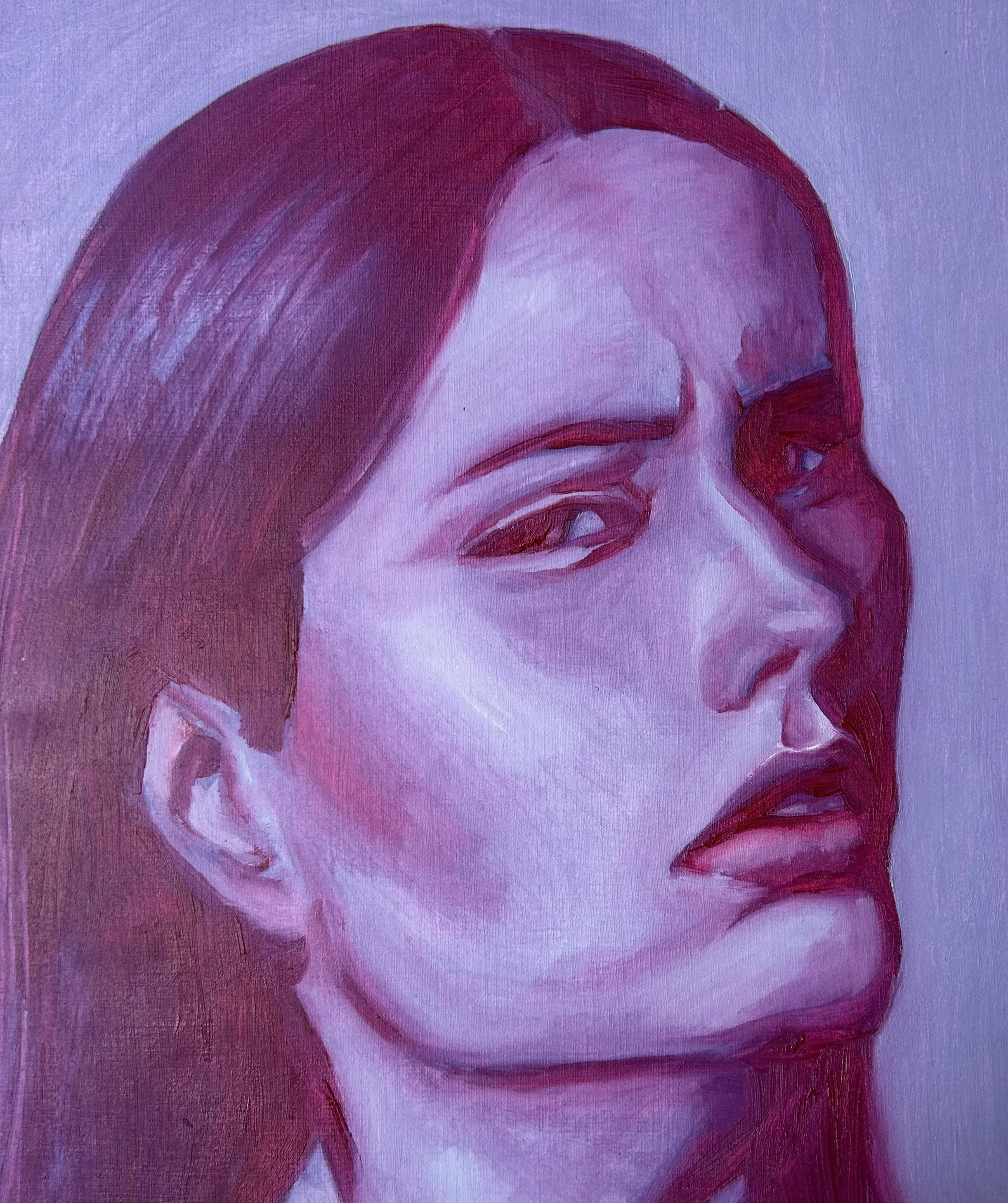Oil on paper (297 x420 mm)