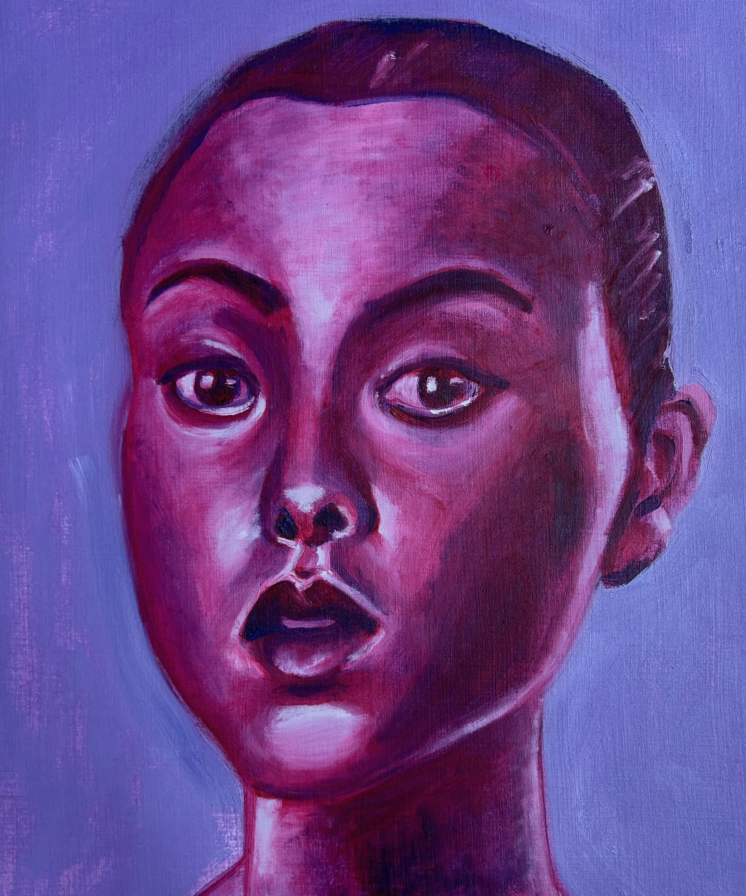 Oil on paper (297 x420 mm)