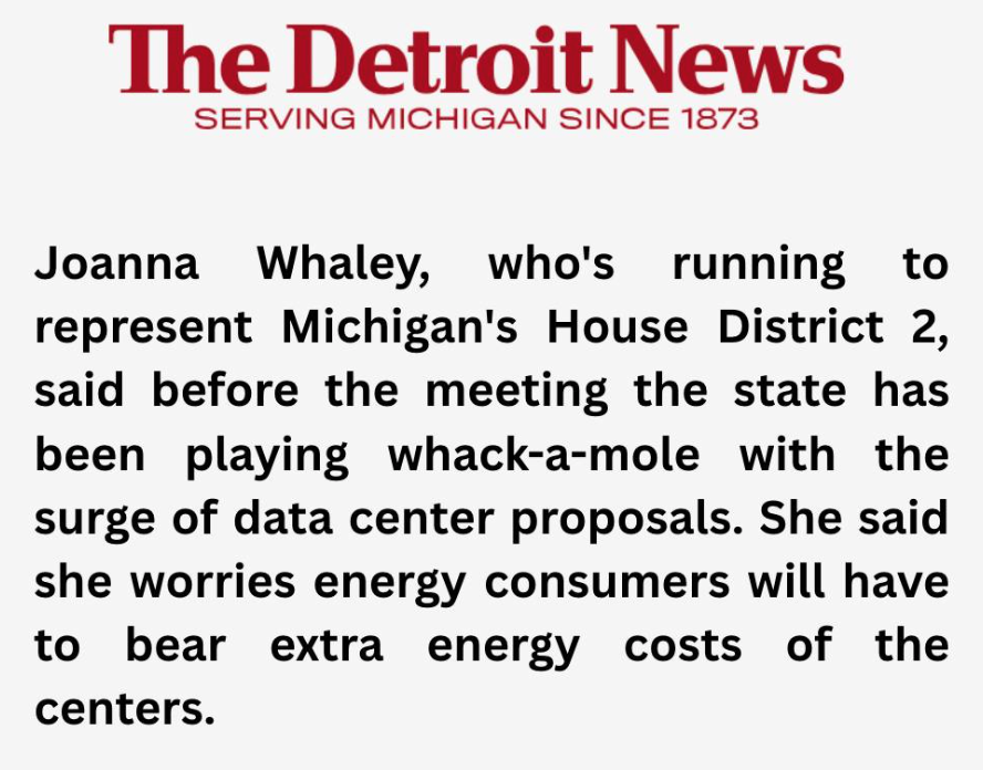 THE DETROIT NEWS - Cold reception to data center operator from Gibraltar residents