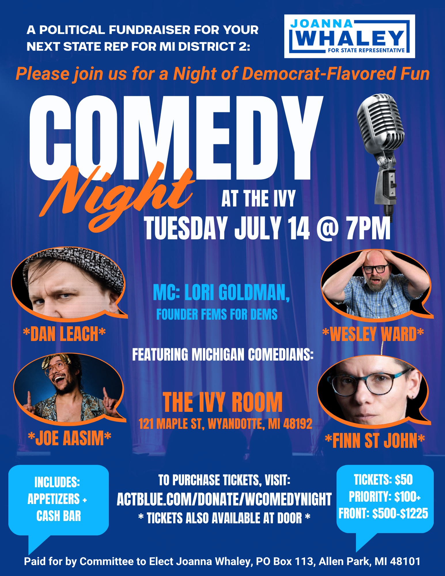 Comedy Night Fundraiser 