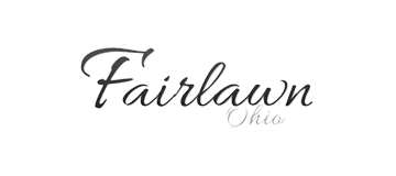 Logo with the text 'Fairlawn Ohio' in stylized font