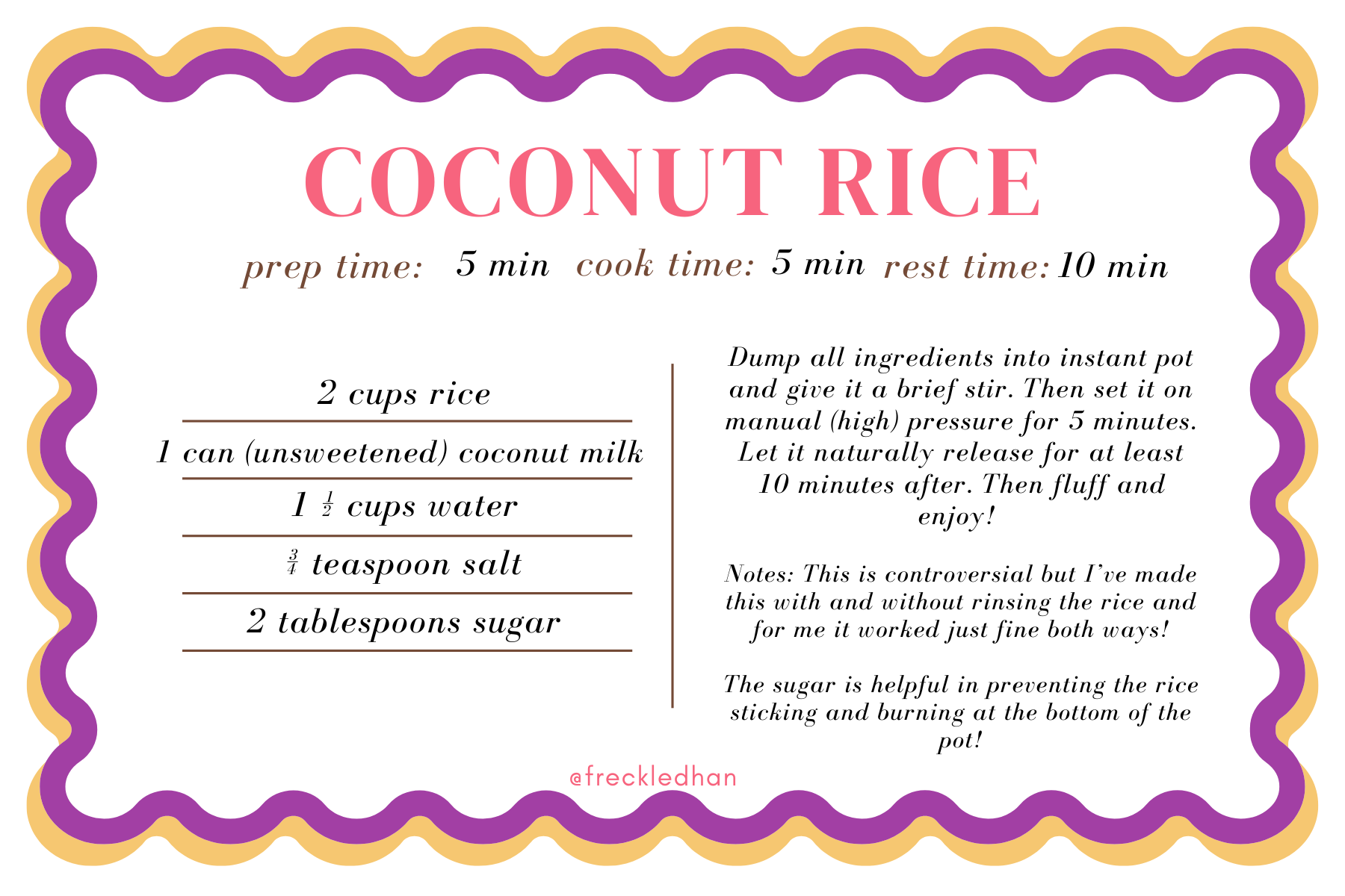 FAMILY FAVORITE INSTANT POT COCONUT RICE