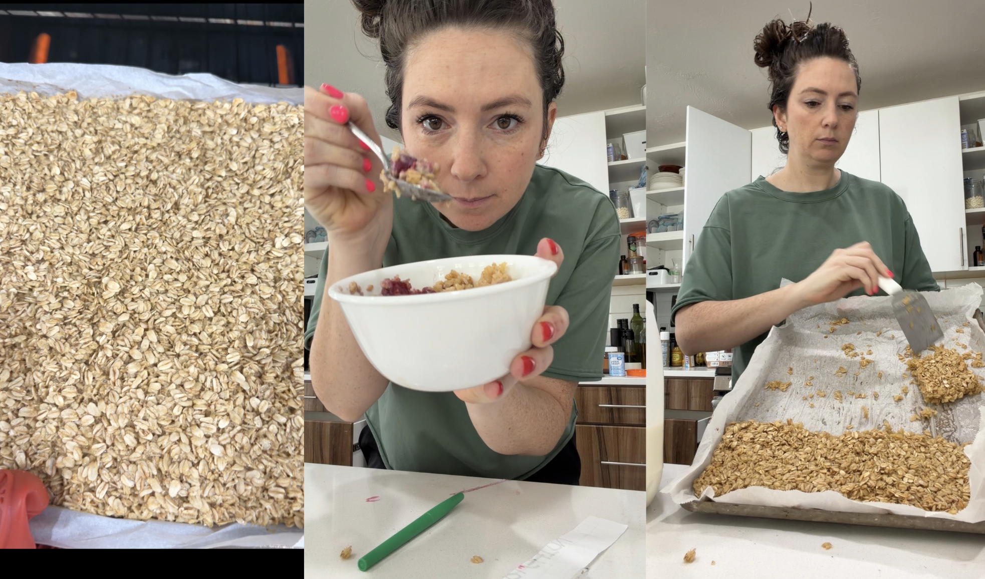Sheet Pan Oatmeal