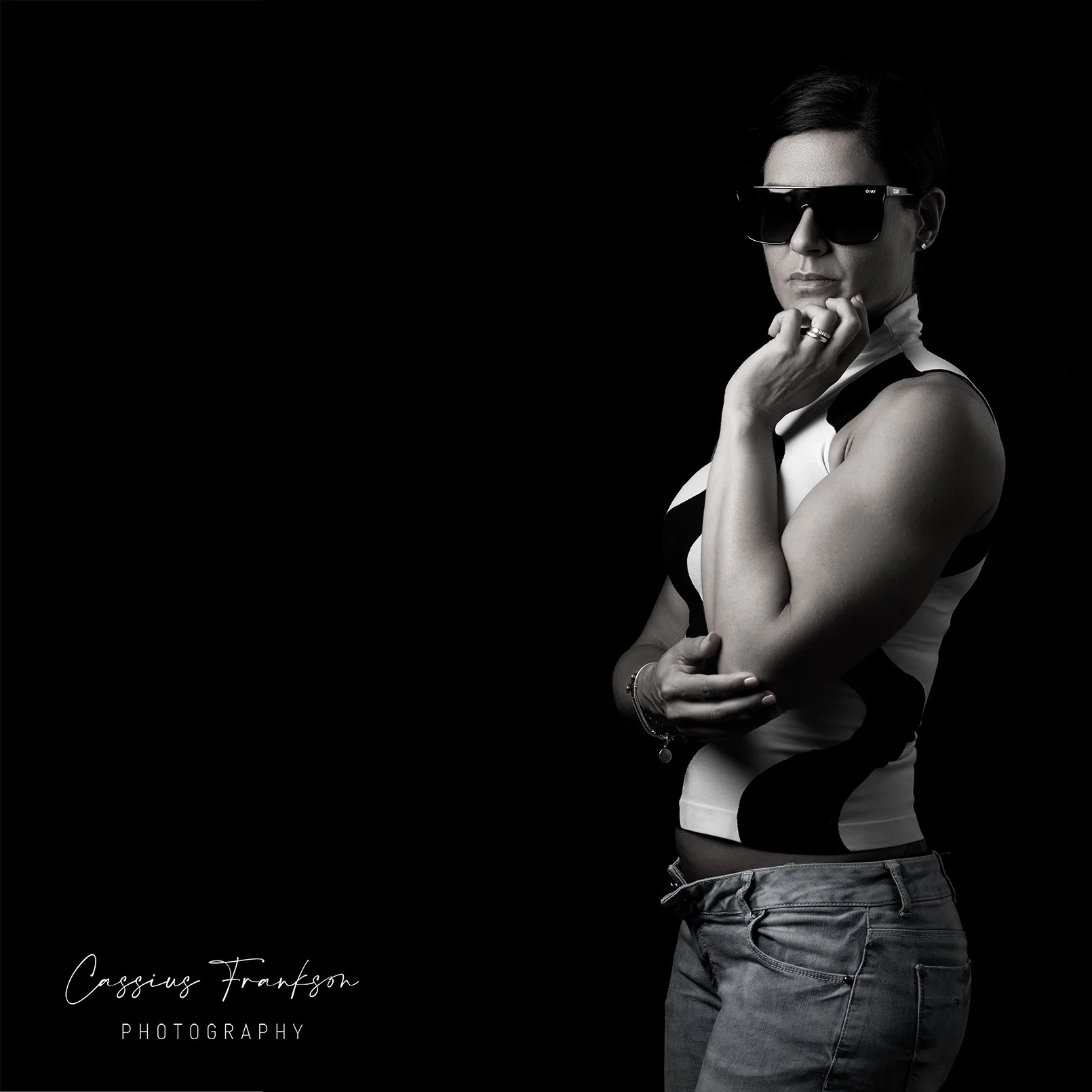 Tension shows in photos