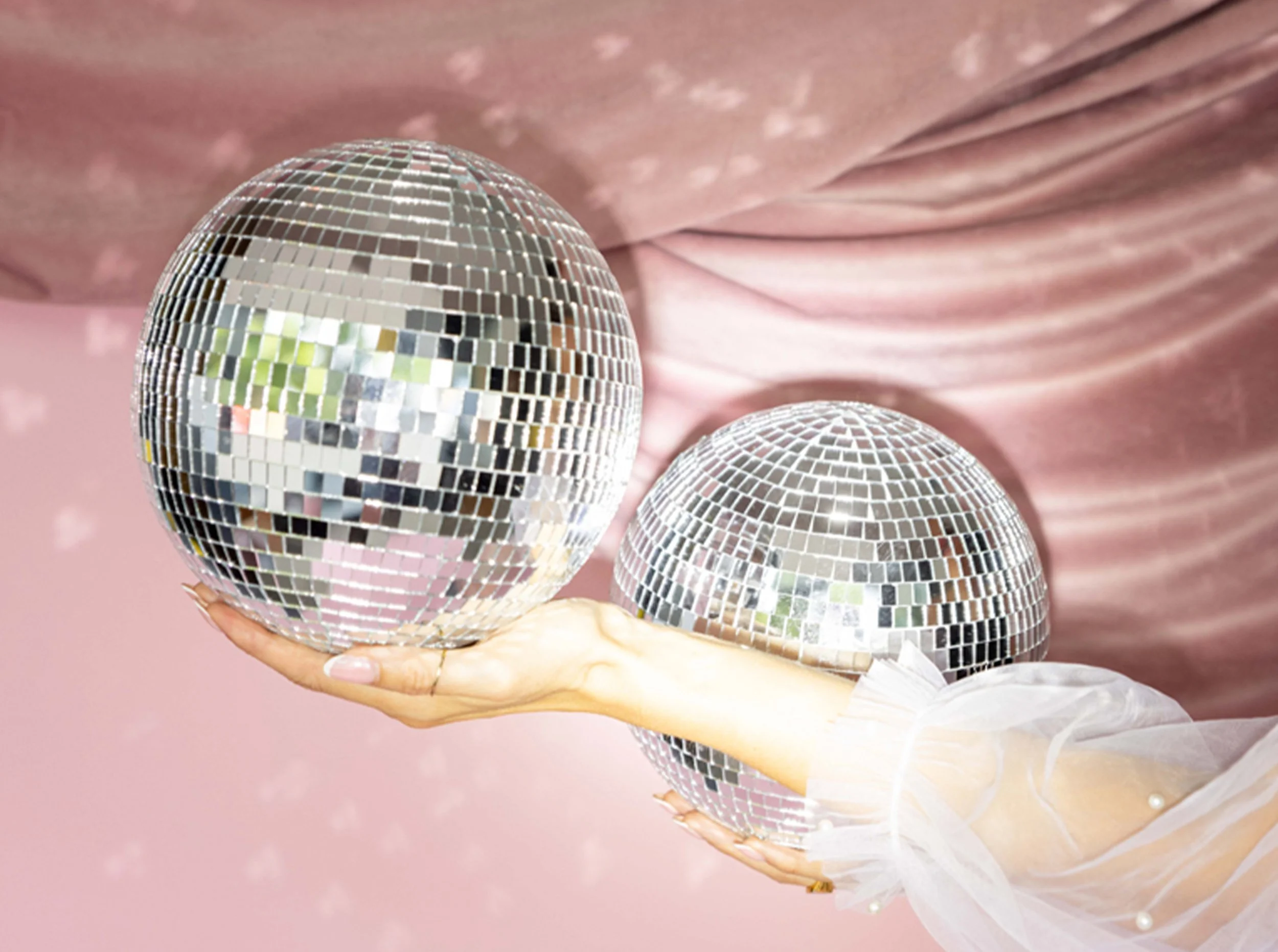 How to Style Disco Balls for Weddings and Parties + Hire Tips