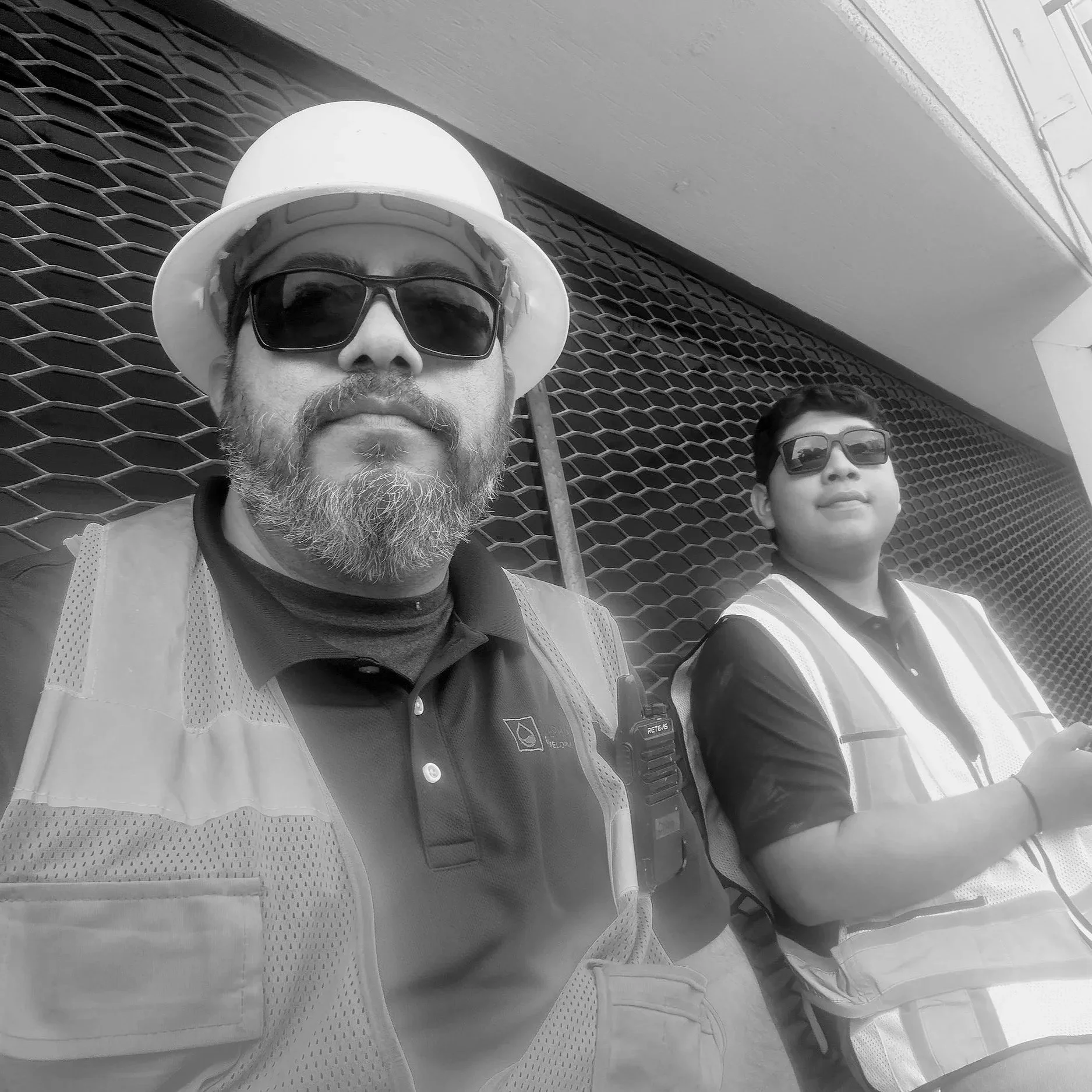 My son, Juan, and I