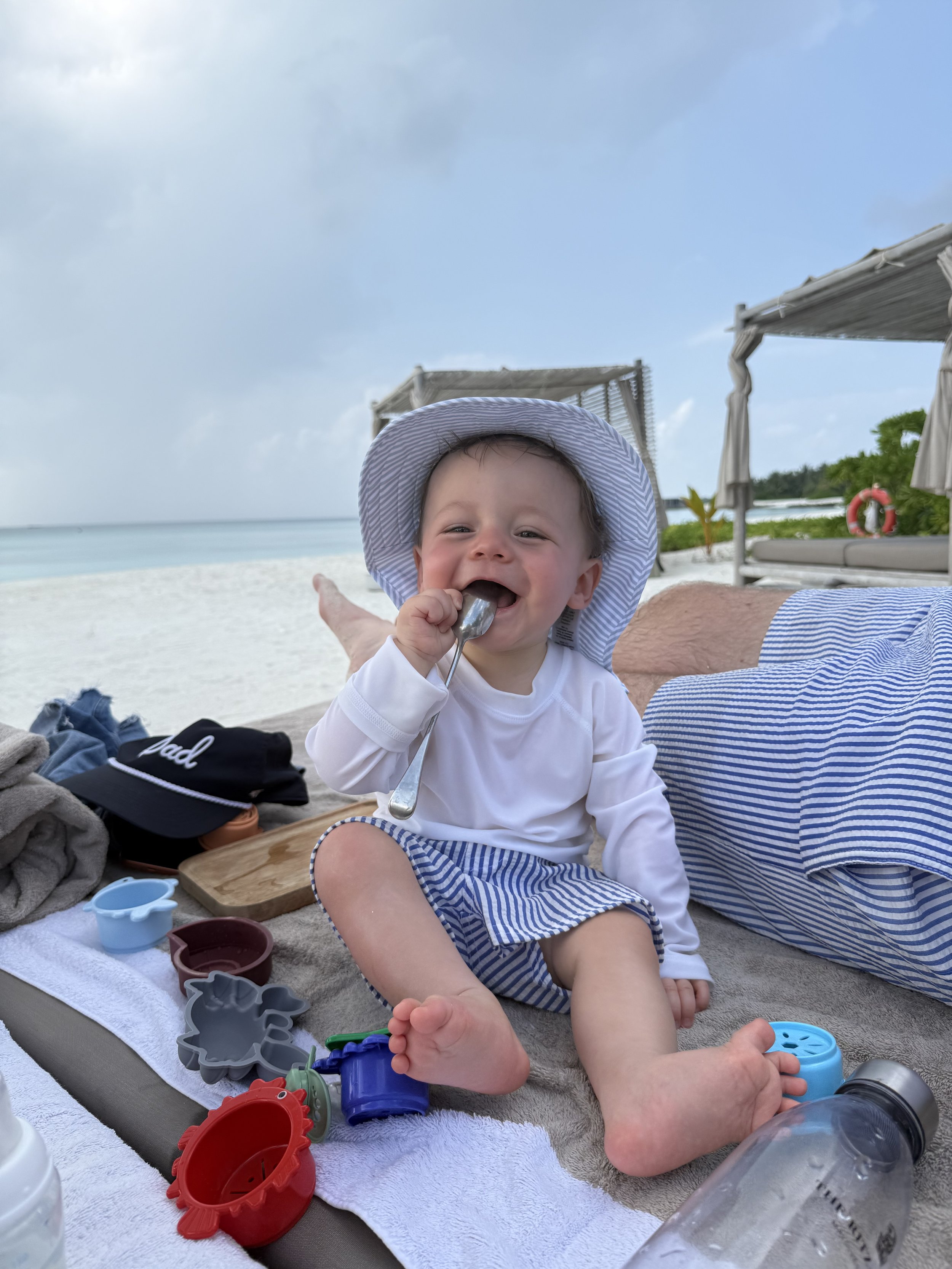 Erica Witek's son smiling