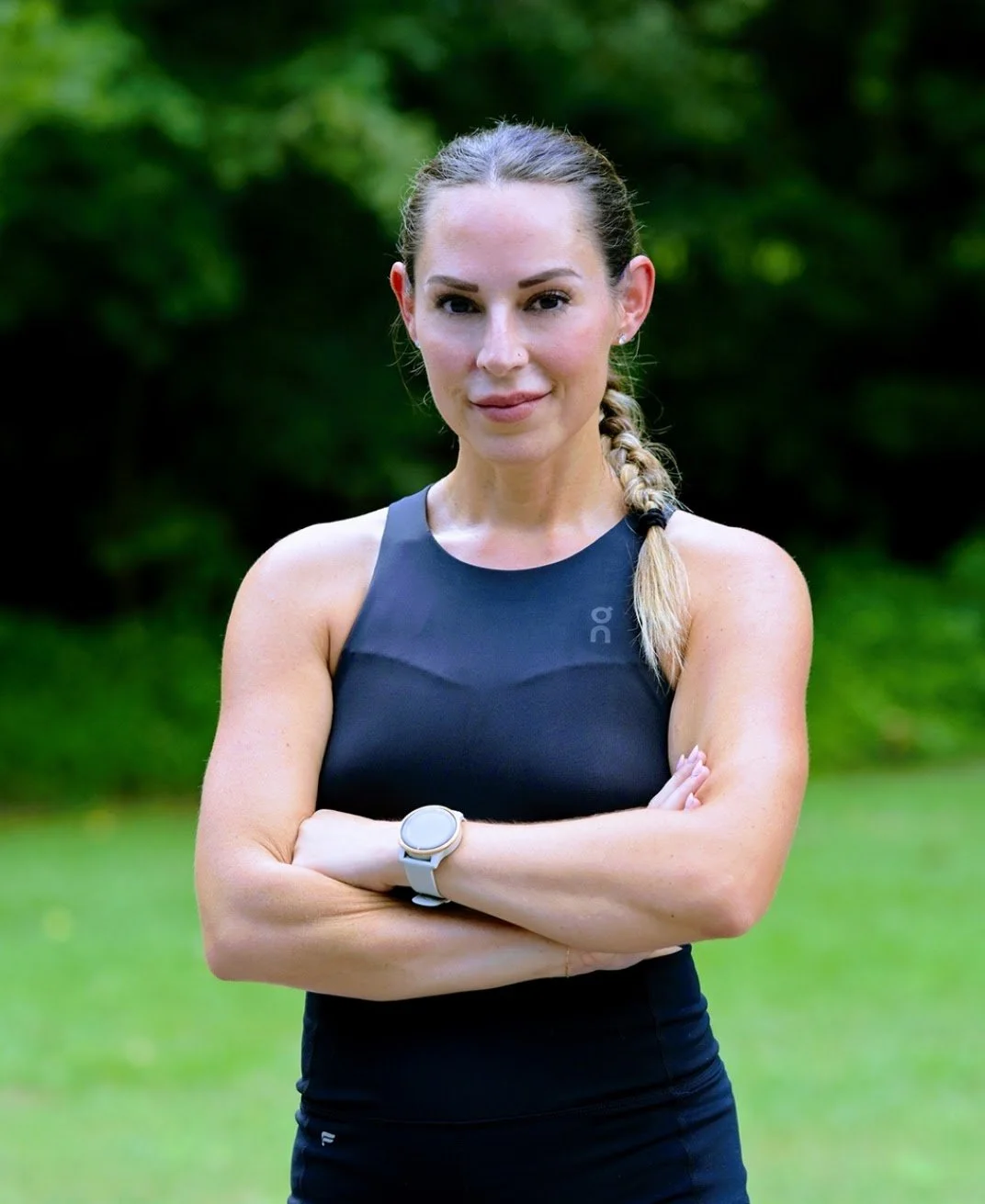 Bekah Eljoundi with her arms crossed