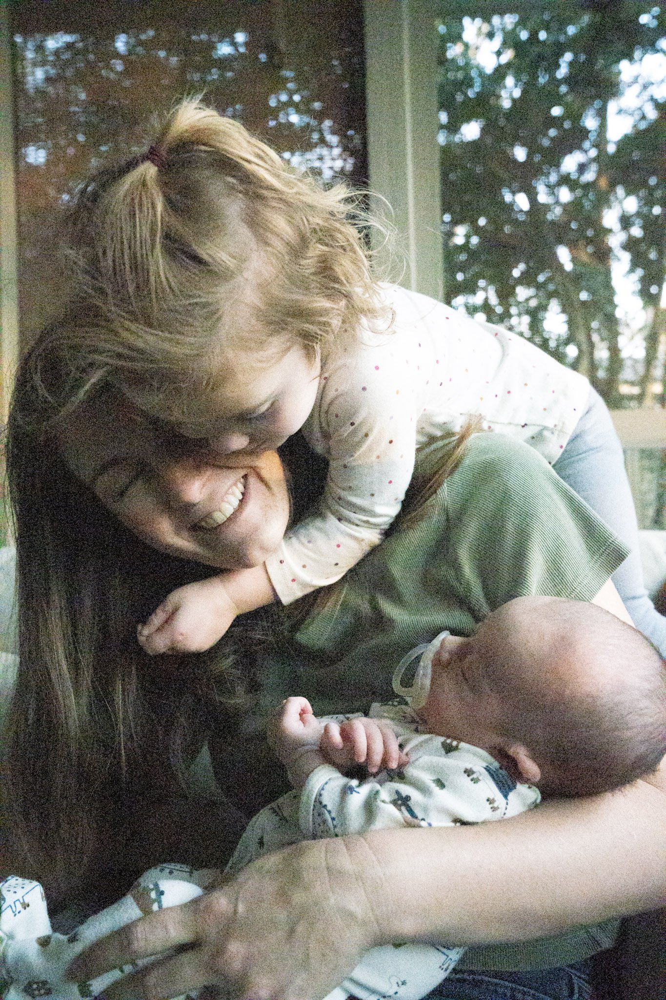 Beth Gantz with her two children