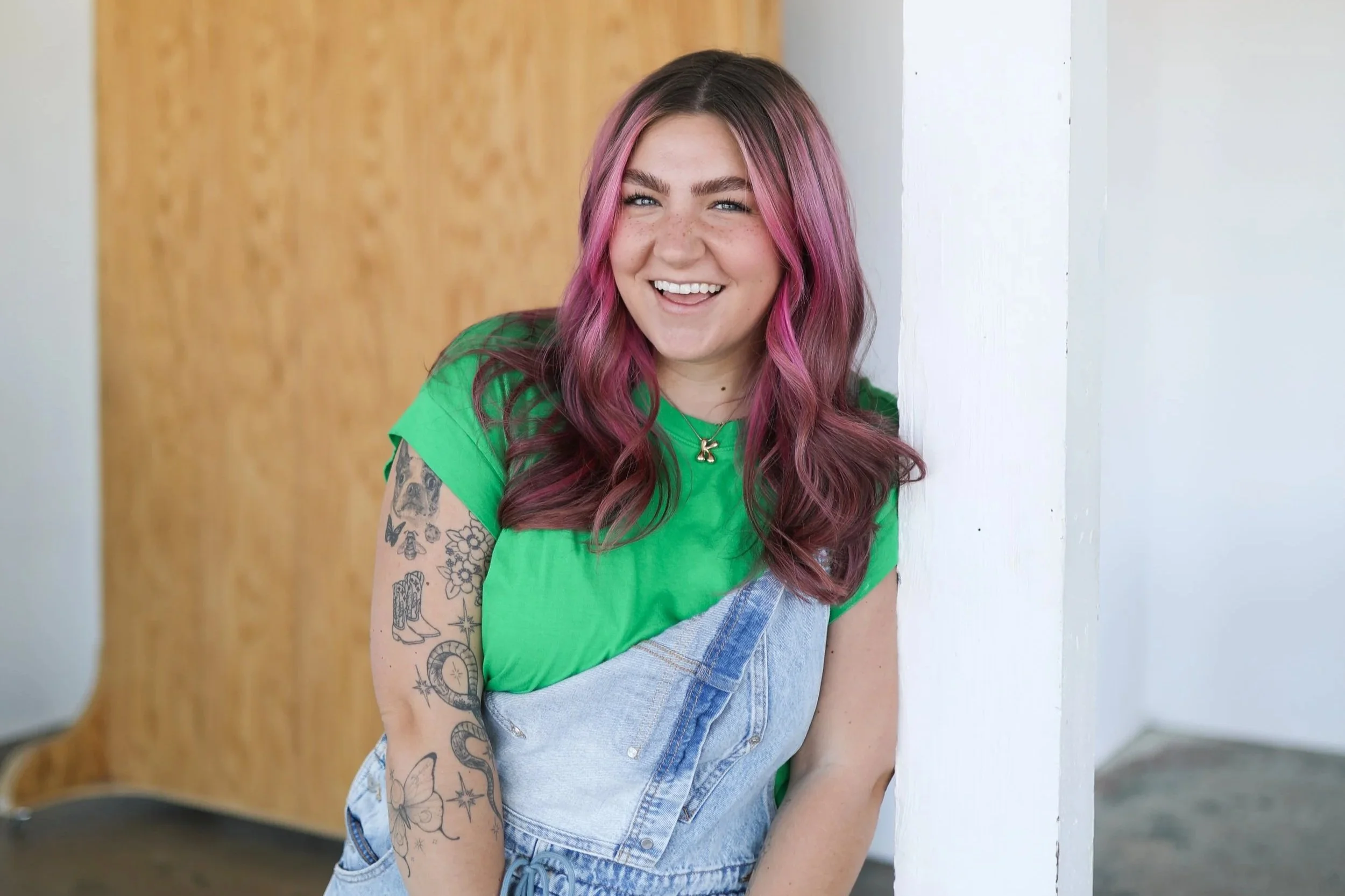 TheSoulcialmate Kristen Bousquet smiling for the camera