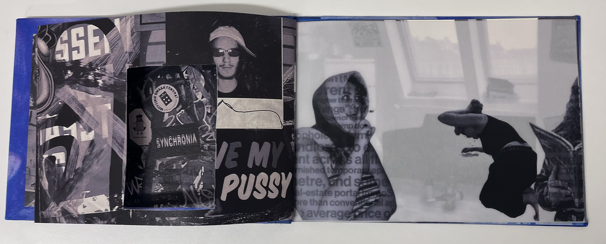 You Will Be Here Again (This Will Happen Again), 2025. RISO and Xerox printed on vellum and paper, kikko toji bound edition (1/1)