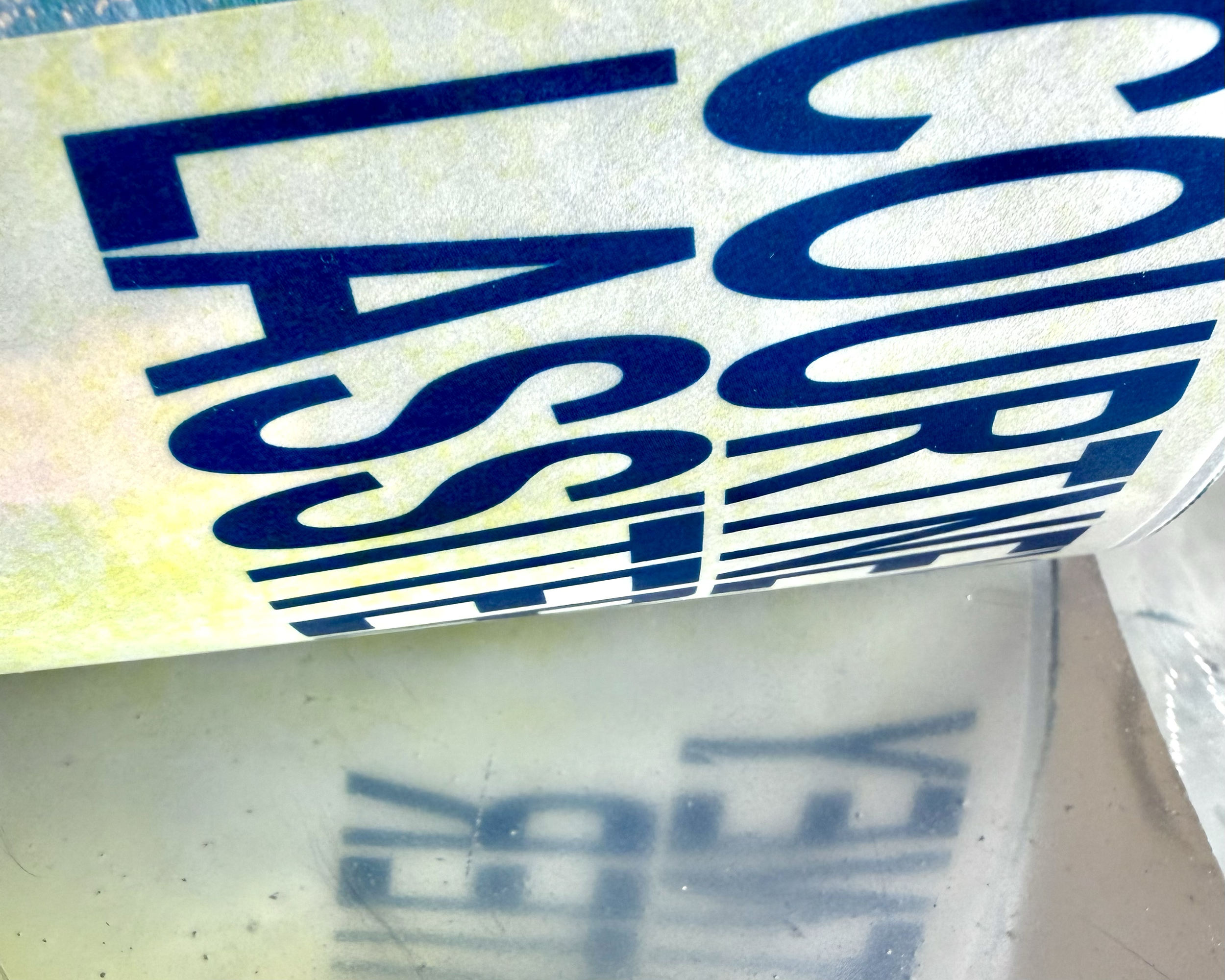 OTIŠAO, 2025. Xerox printed pamphlet stitched paper zine with spray painted yupo cover (4/4)