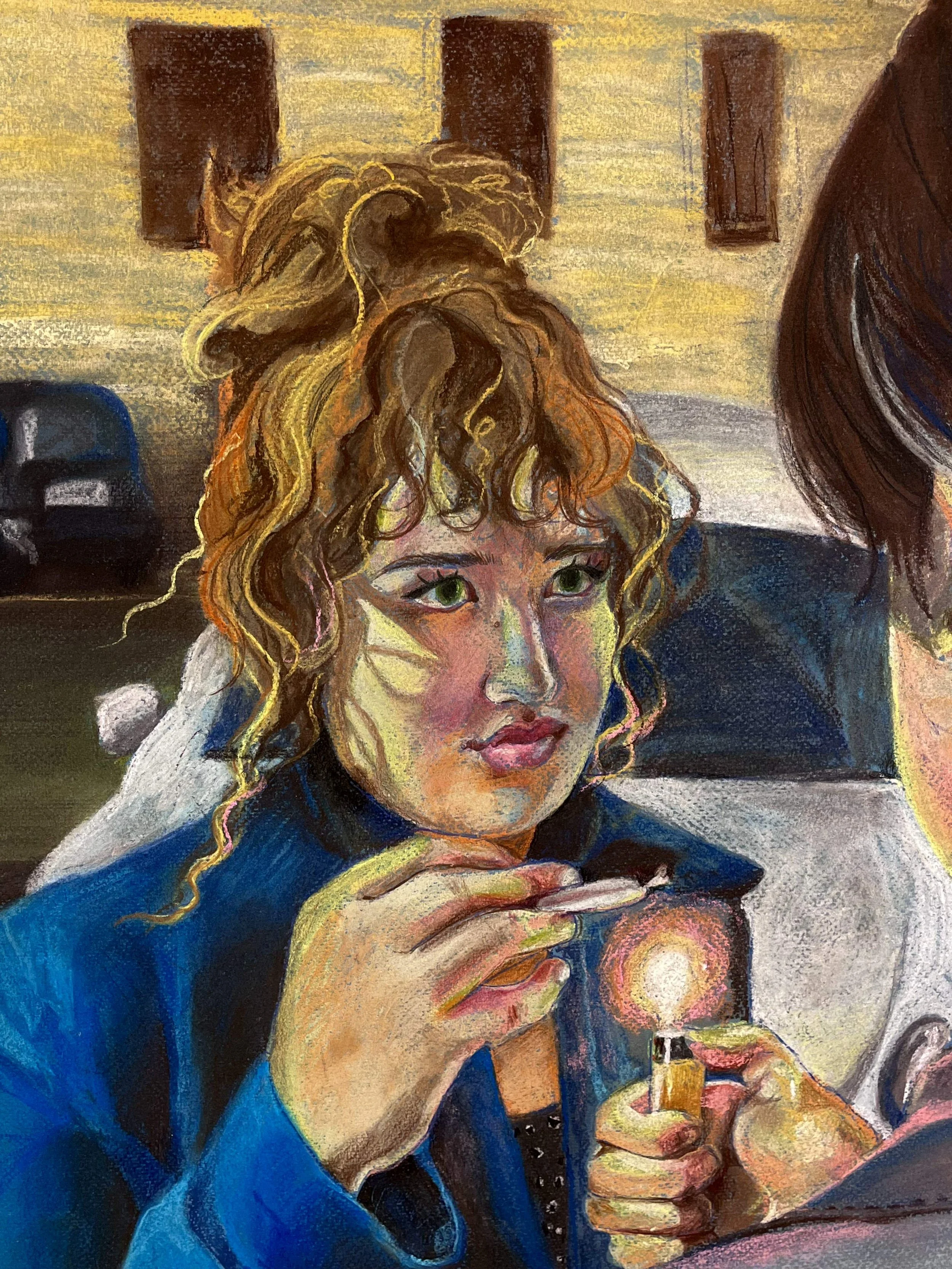 Everything Disappears, 2025. Chalk pastel on paper