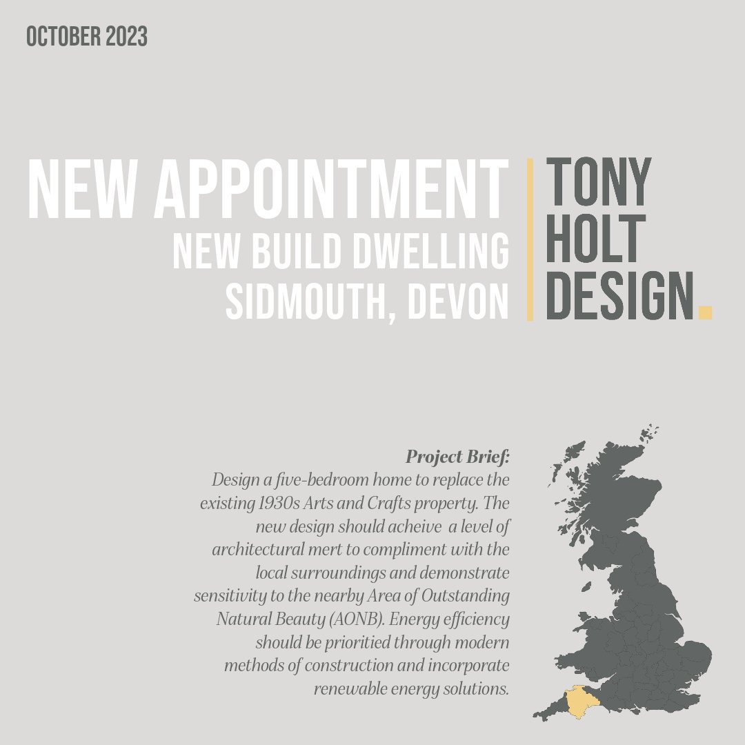 TONY HOLT DESIGN | NEW APPOINTMENT