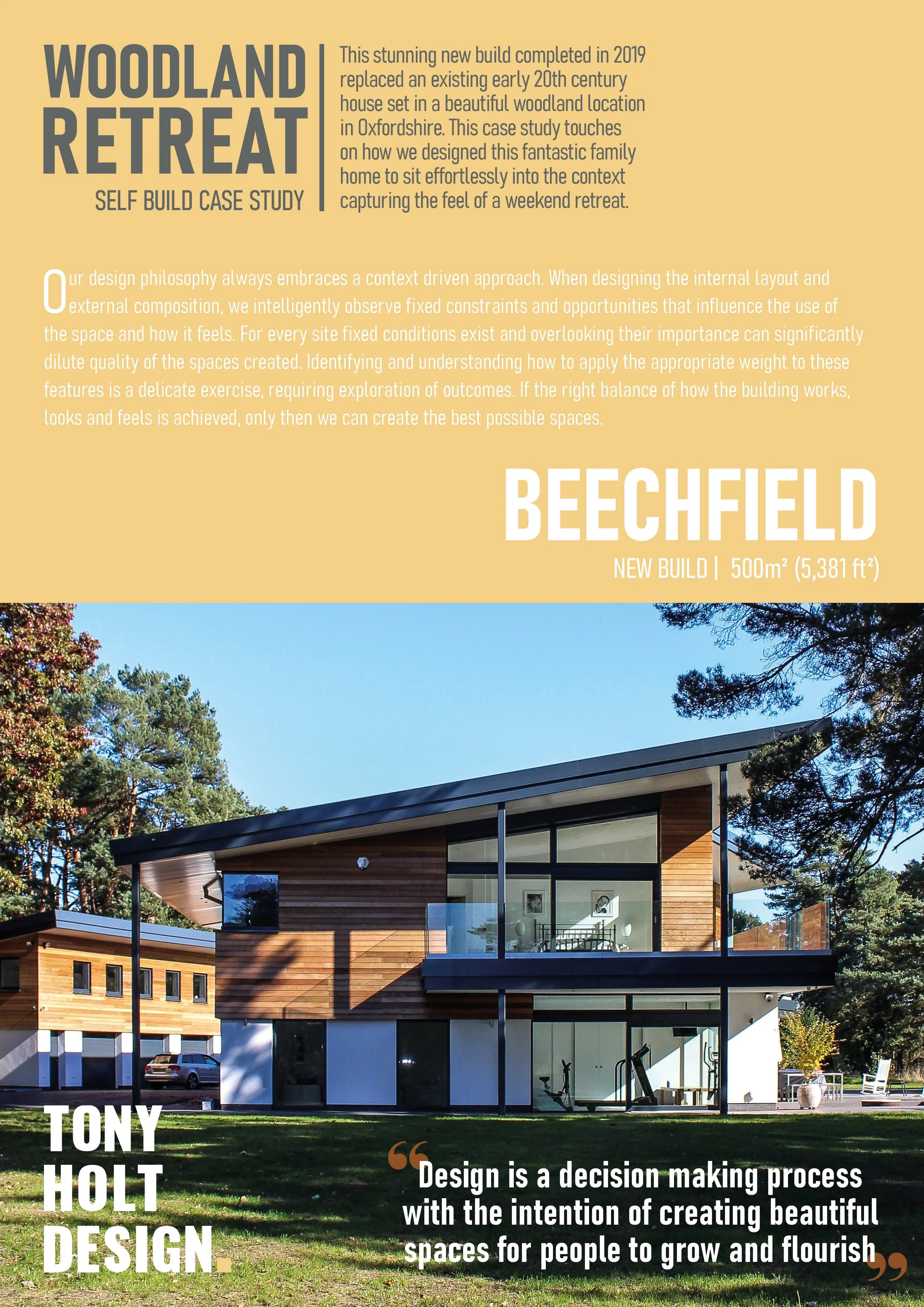 TONY HOLT DESIGN | SELF BUILD DESIGN CASE STUDY | BEECHFIELD
