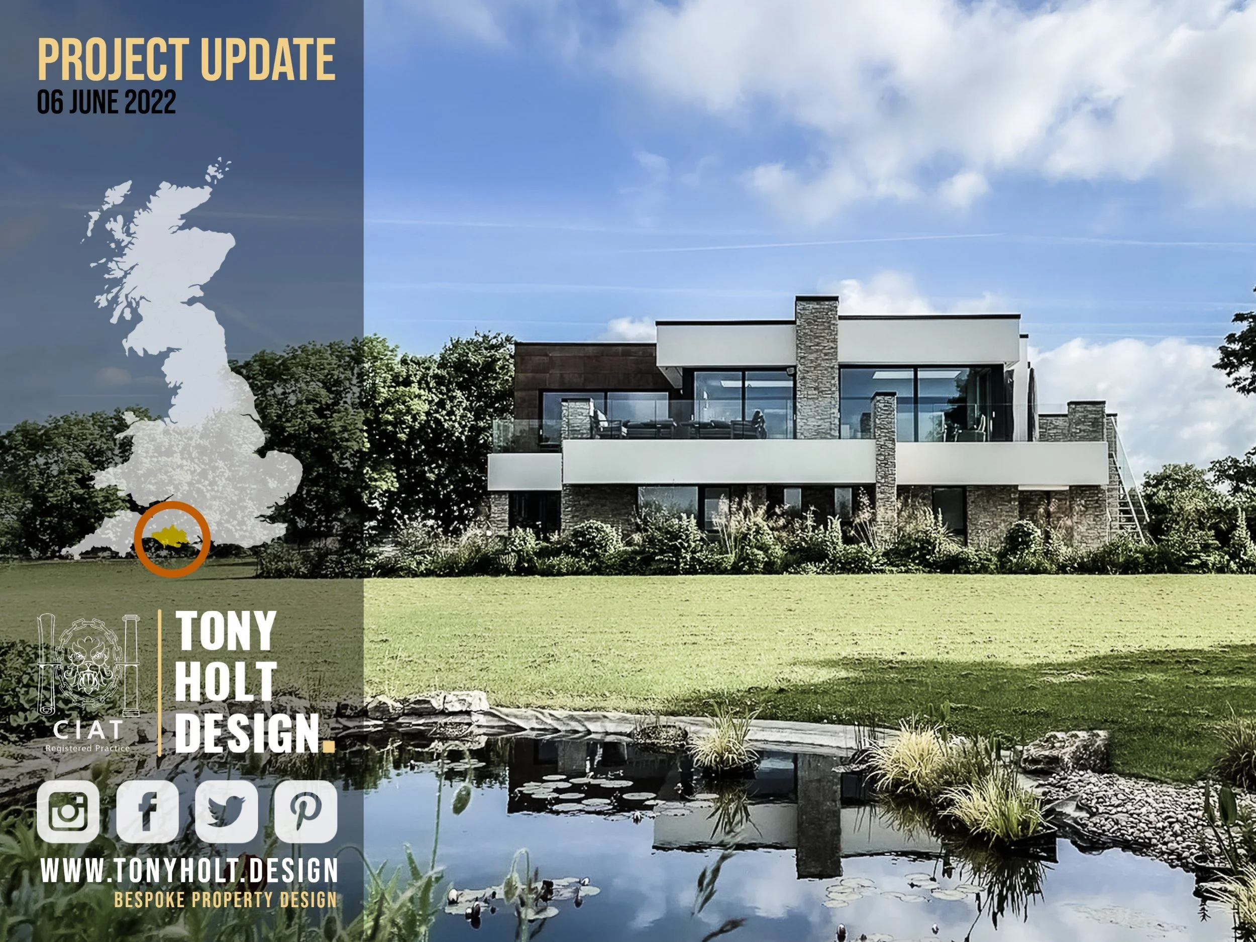 TONY HOLT DESIGN | PROJECT UPDATE | CONTEMPORARY NEW BUILD | DORSET