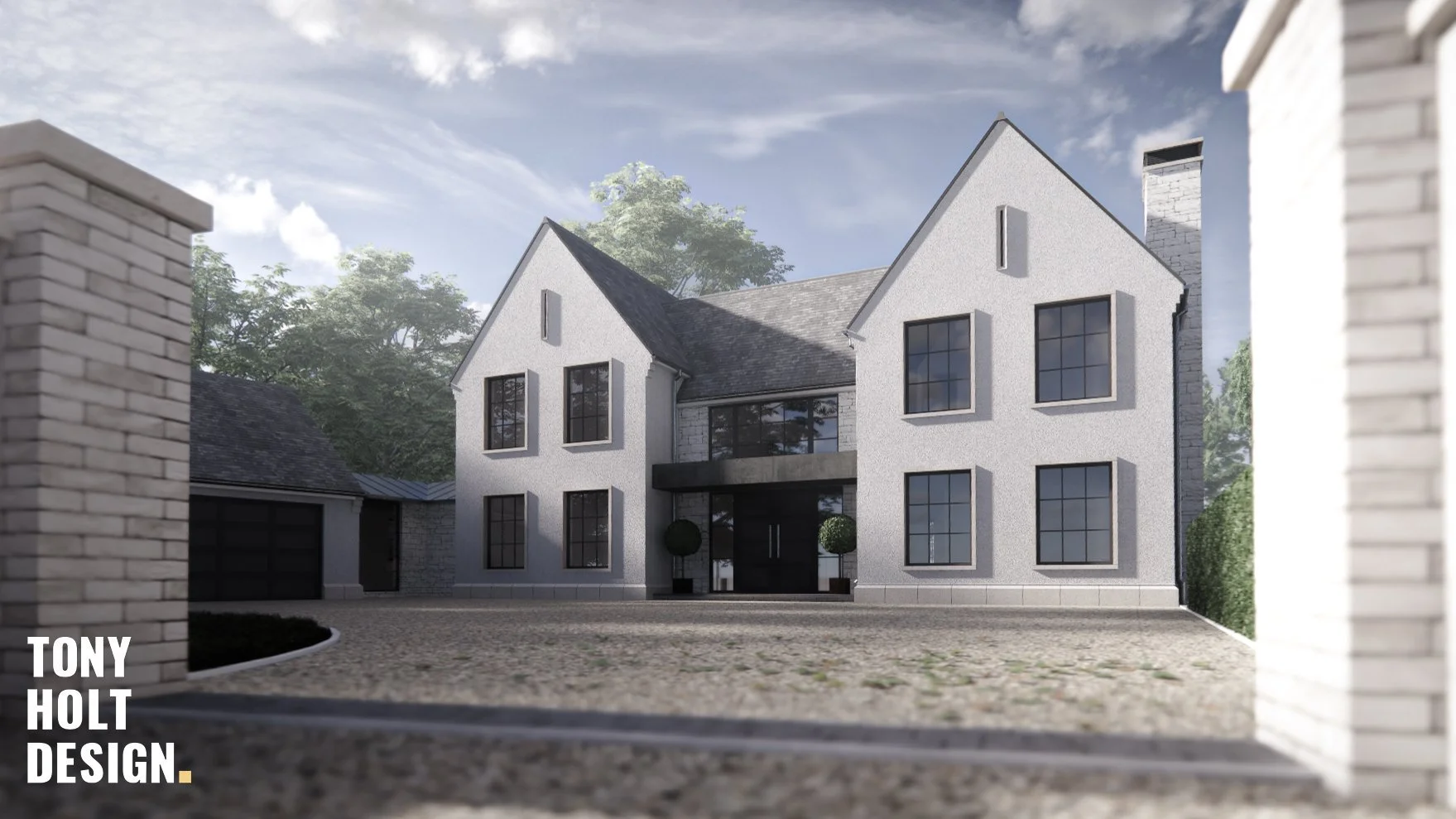 TONY HOLT DESIGN | PLANNING GRANTED FOR SELF BUILD DWELLING | CONWY, WALES