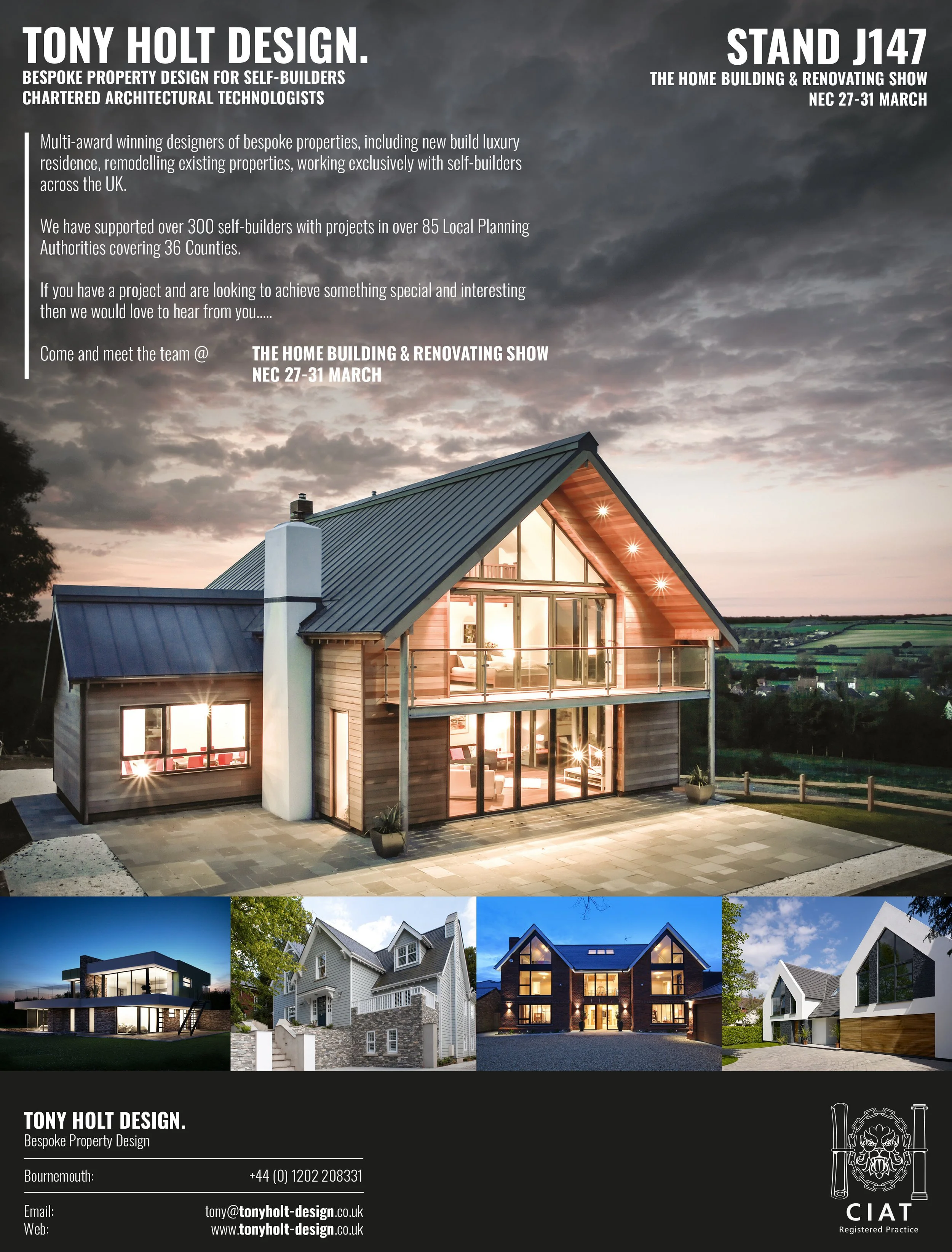 EXHIBITION : TONY HOLT DESIGN @ HOME BUILDING AND RENOVATION NEC 27-31 MARCH