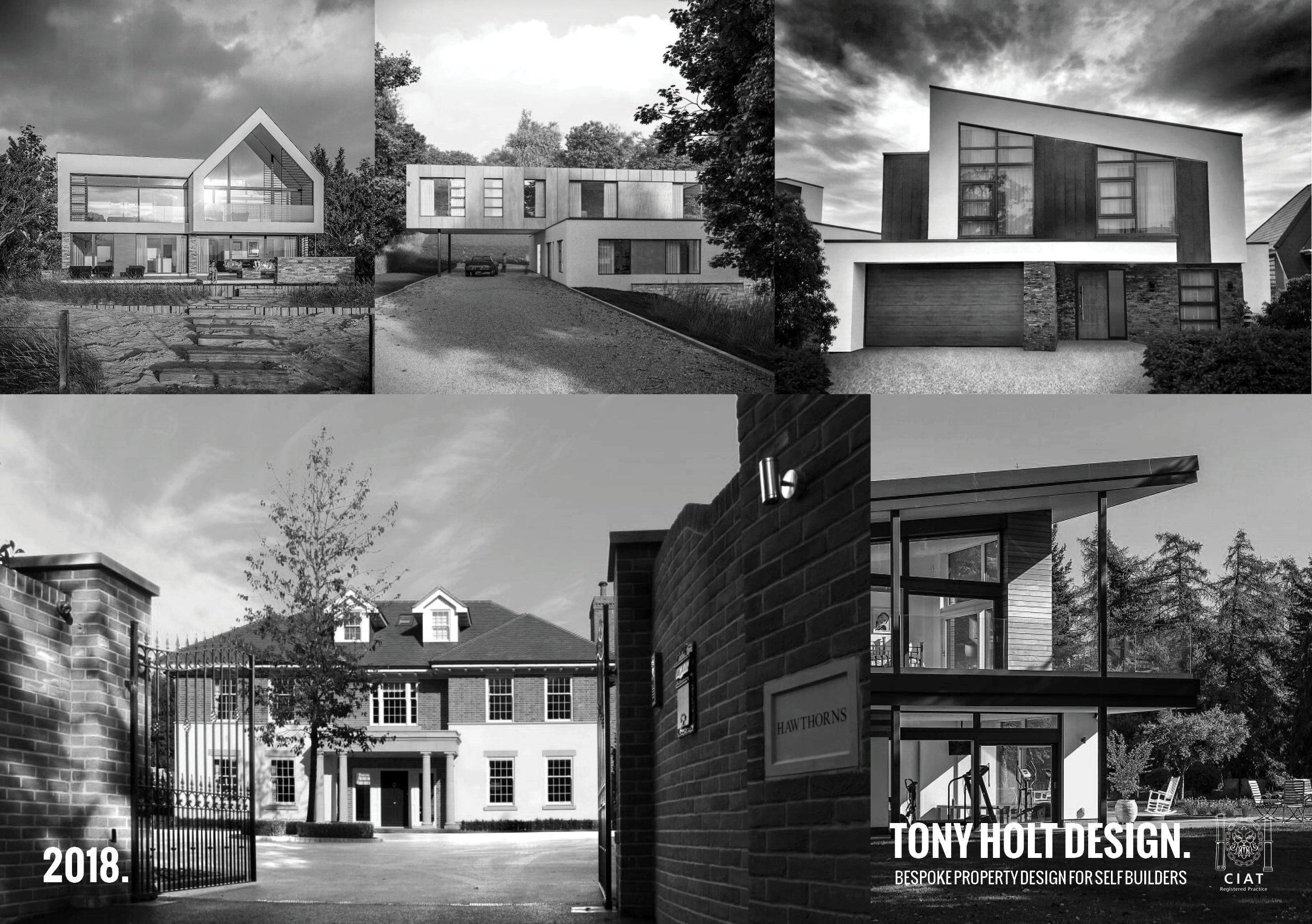 TONY HOLT DESIGN IN 2018 : 40 planning consents for self build projects in 34 Local Authorities over 19 Counties - Bring on 2019!
